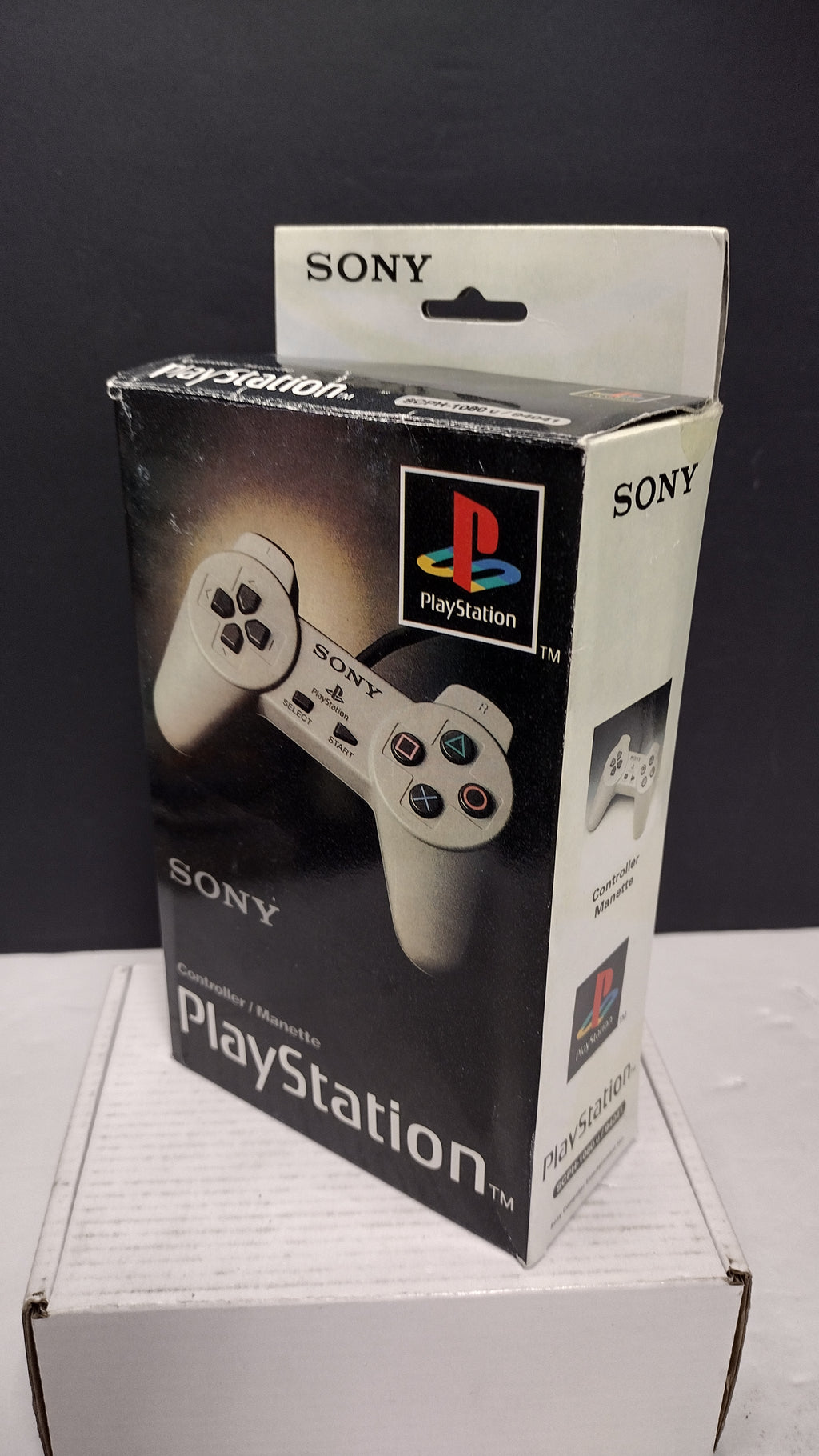 Official Sony PlayStation PS1 Original Controller SCPH-1080 (u/94041 - Brand New / Open Box Sealed Inner Polybag)