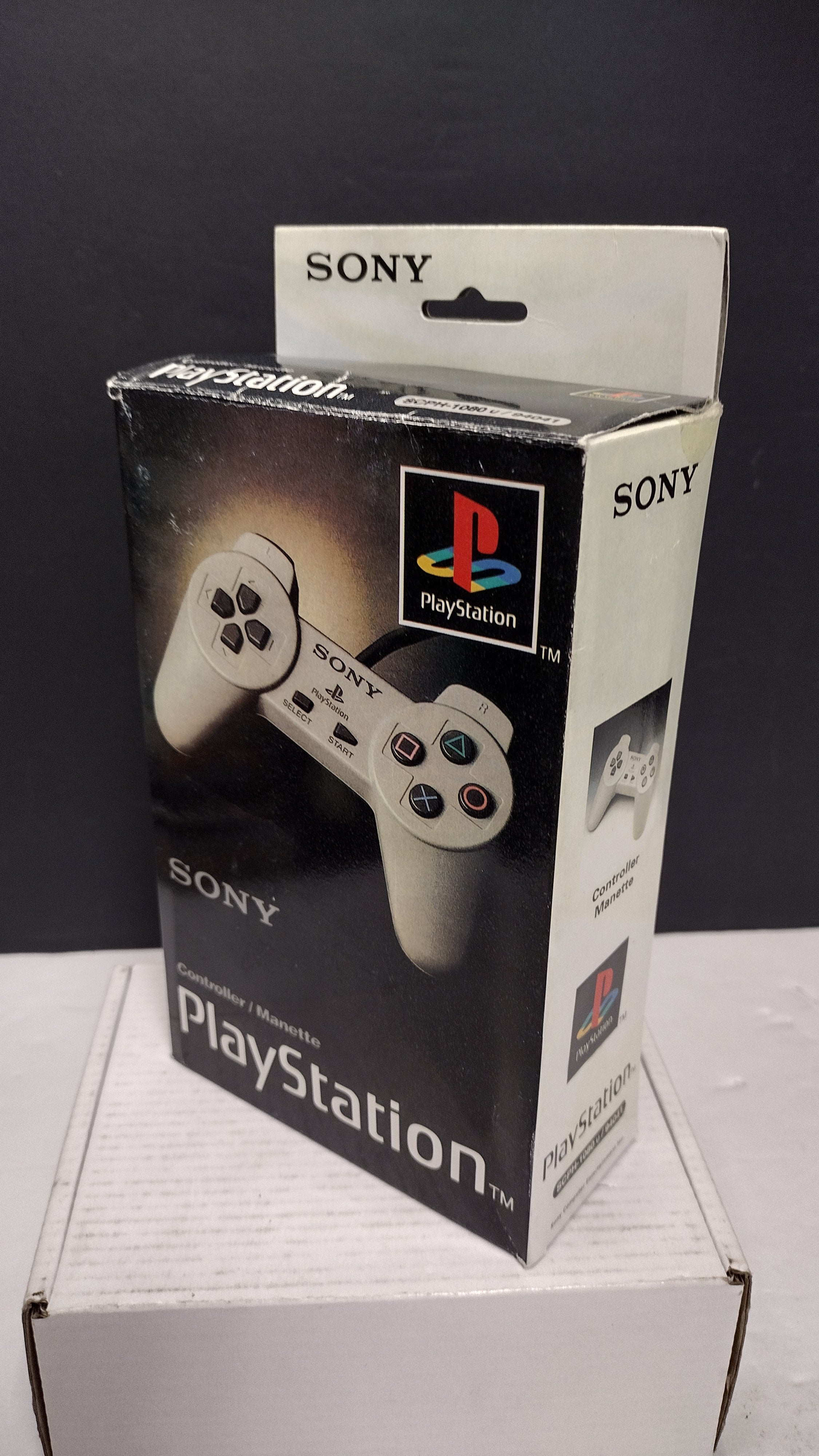 Official Sony PlayStation PS1 Original Controller SCPH-1080 (u/94041 - Brand New / Open Box Sealed Inner Polybag)