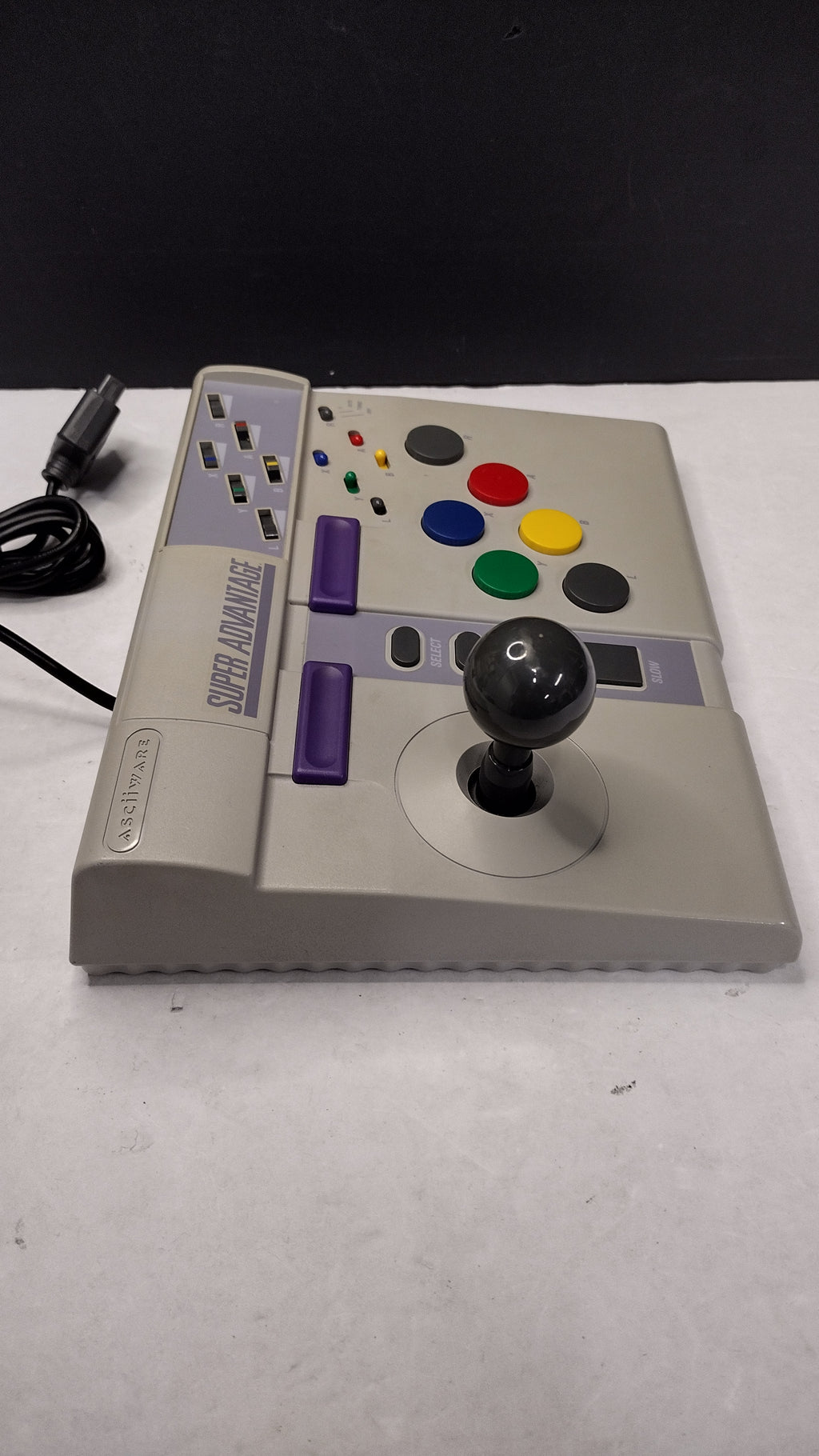 AsciiWare Super Advantage Joystick Controller SNES- Model 4910- OEM Tested