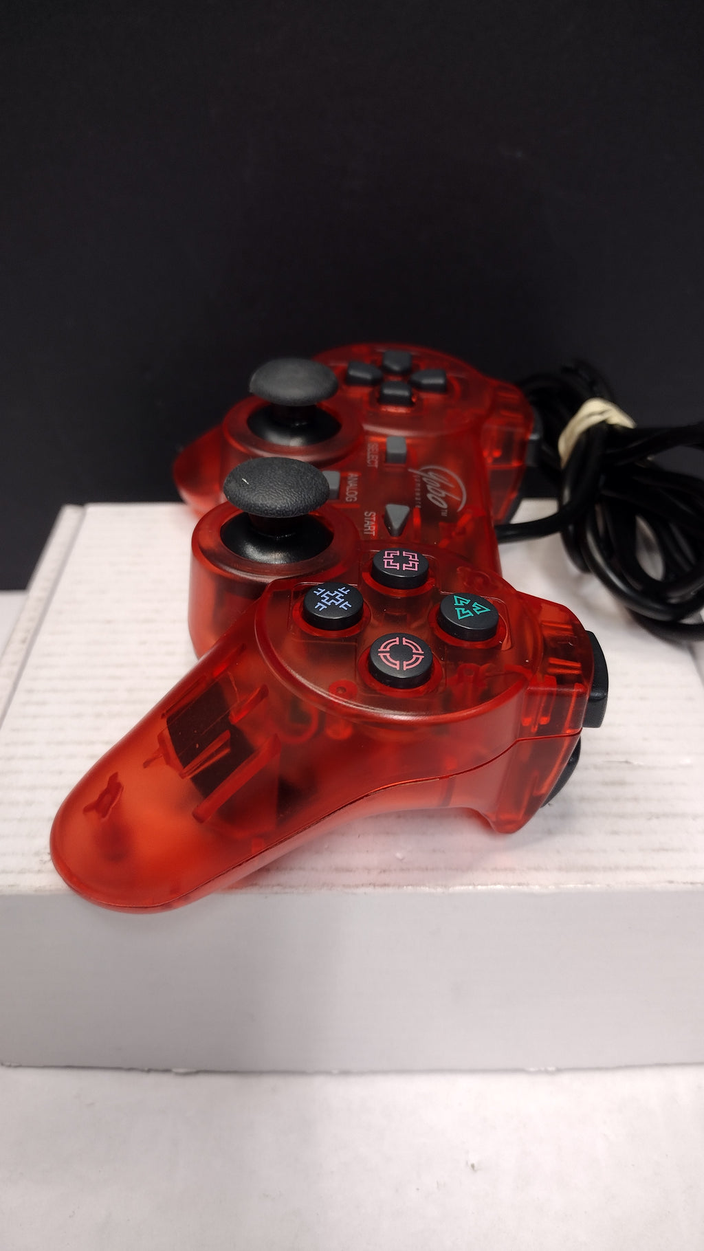 Yobo Gameware- PS1 PS2- (Red) Analog Controller- Tested
