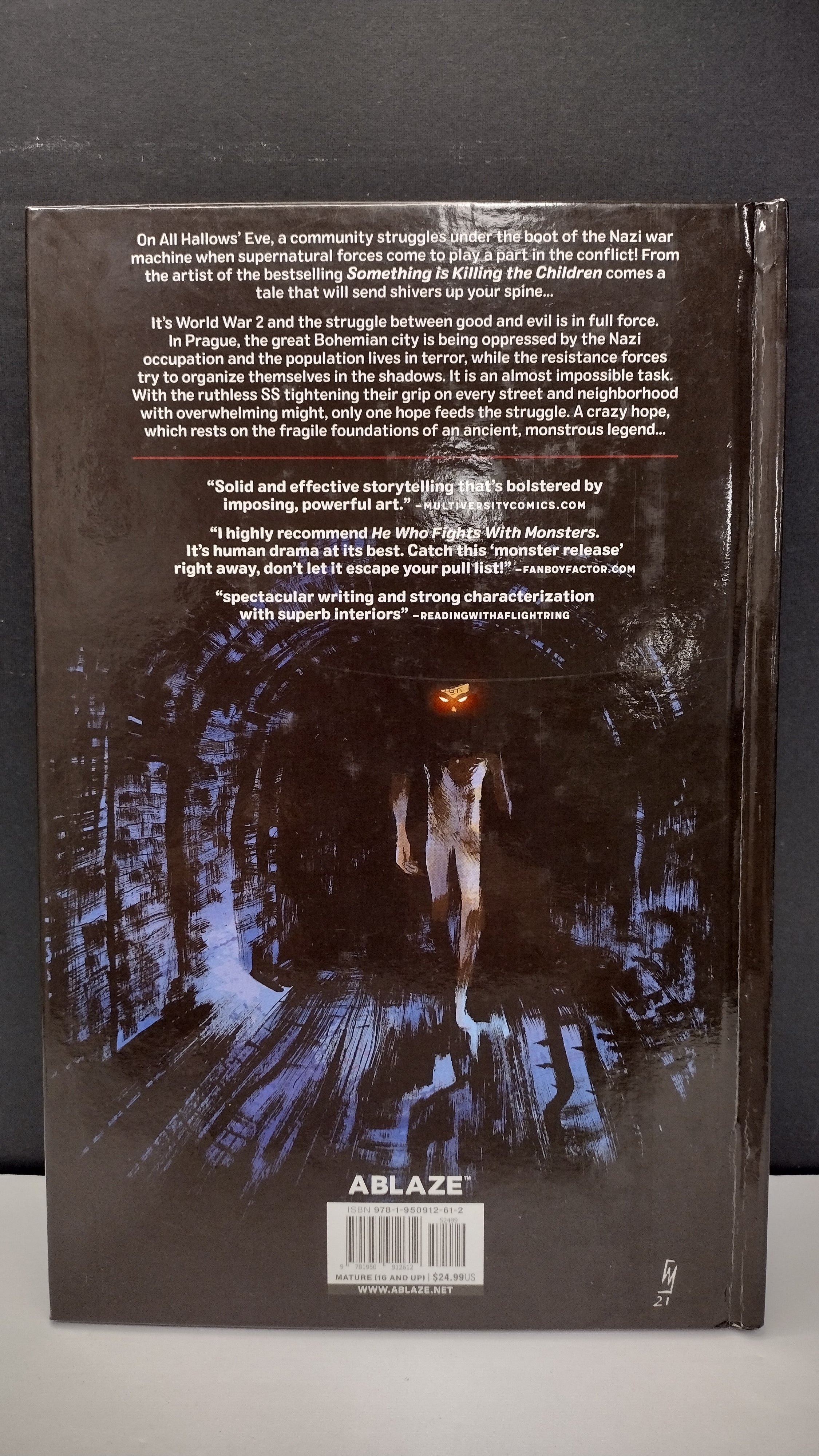 (MATURE) He Who Fights With Monsters by Francesco Artibani – Deluxe Hardcover