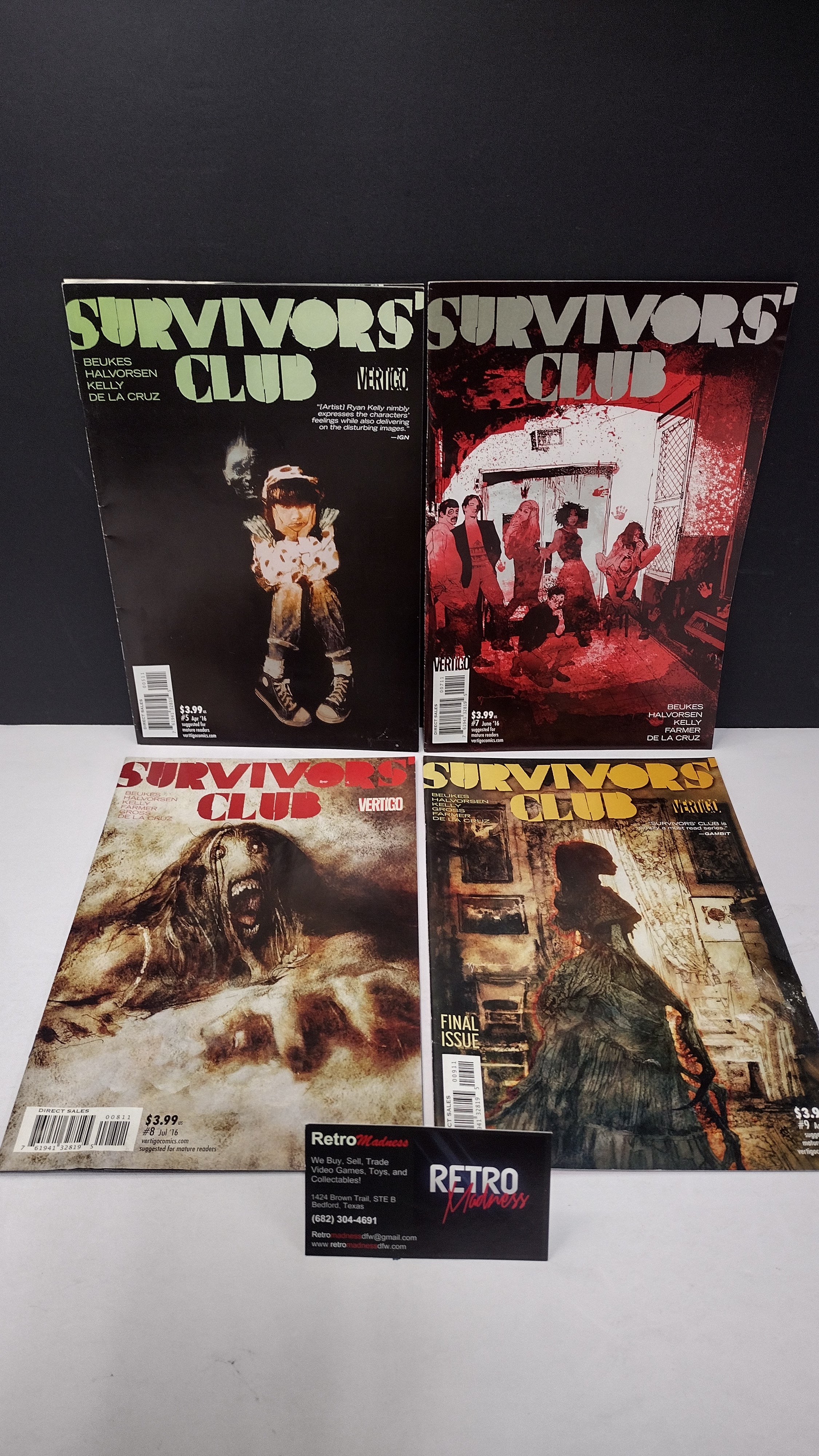 (MATURE) Comics Modern Era Lot – 4 Book Set - Lot B (Brand New / Unread)