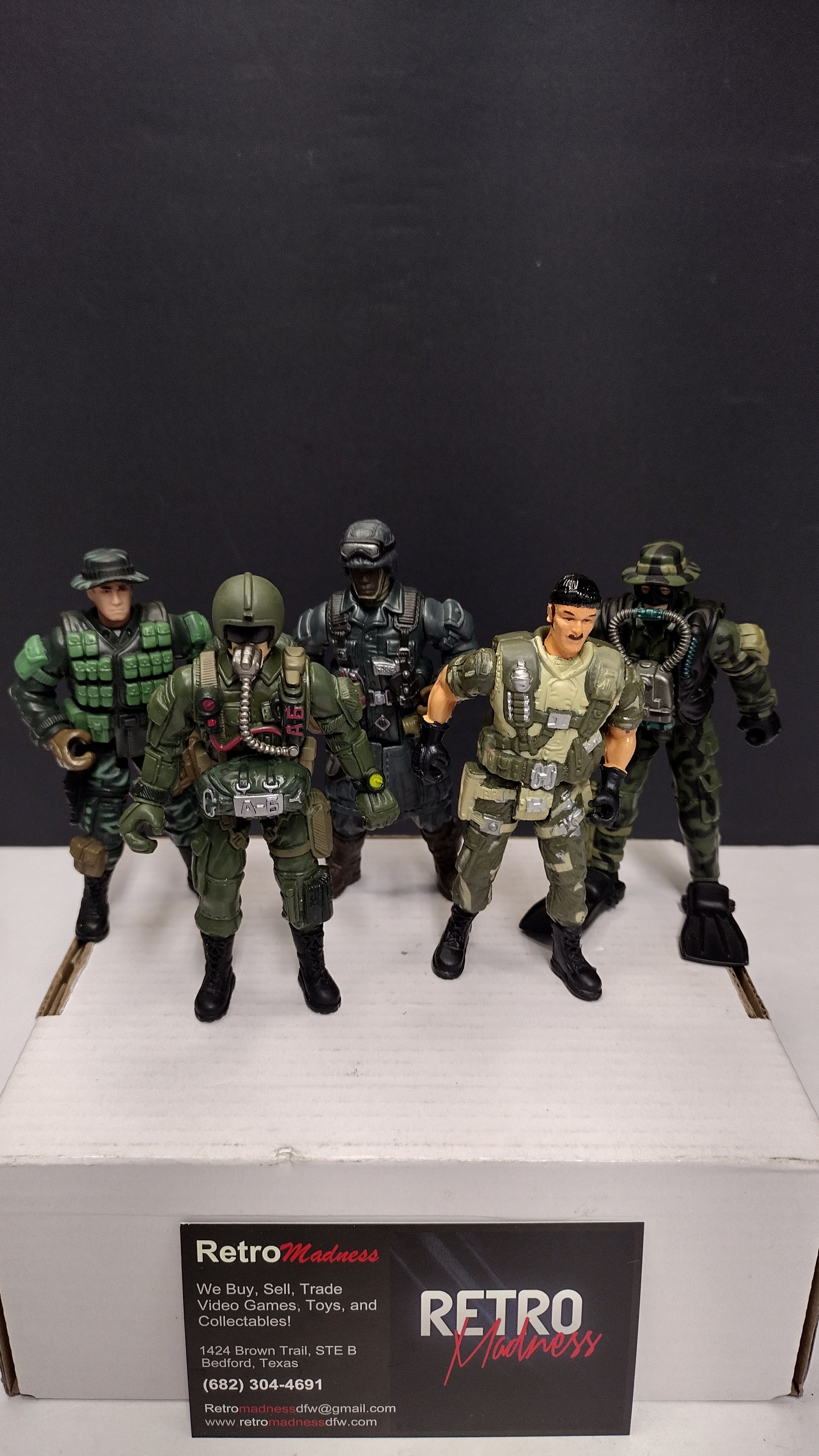Vintage Chap Mei Action Figure Lot – 5-Figure Adventure Set