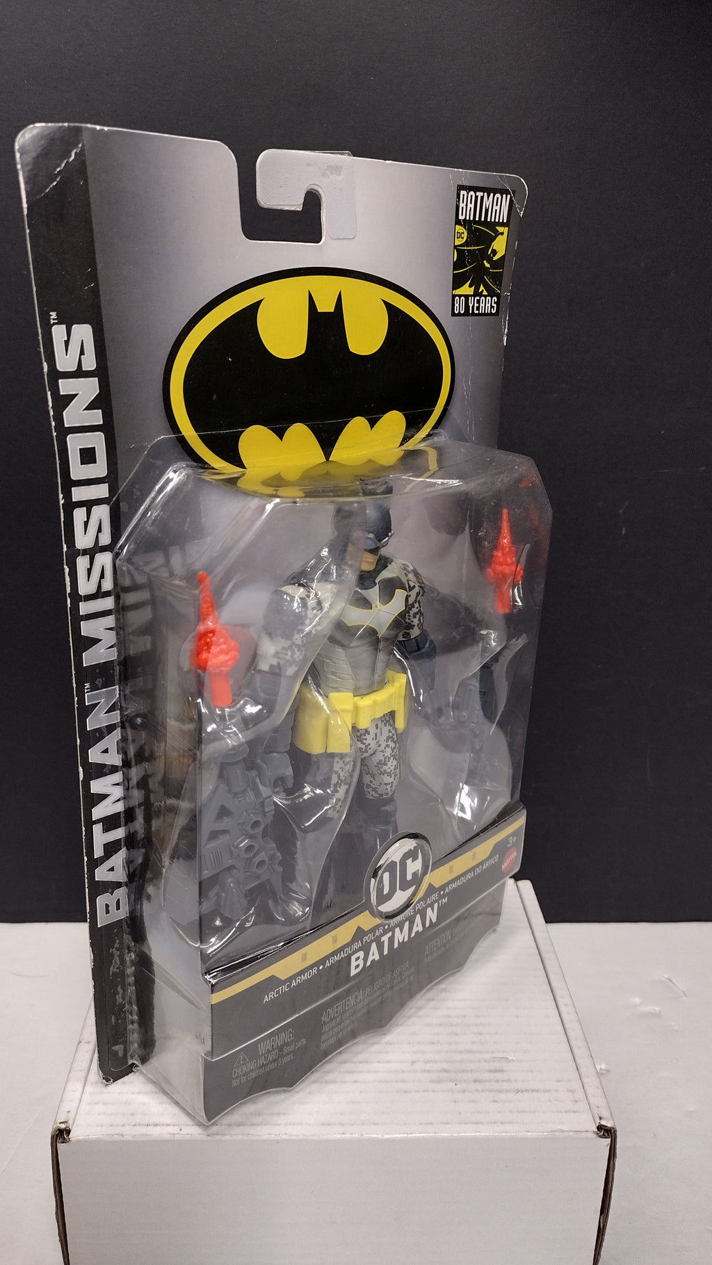 DC Comics Batman Missions Arctic Armor Batman 80th Anniversary 6-Inch Action Figure (Mattel - Sealed Card / Minor Card Wear)