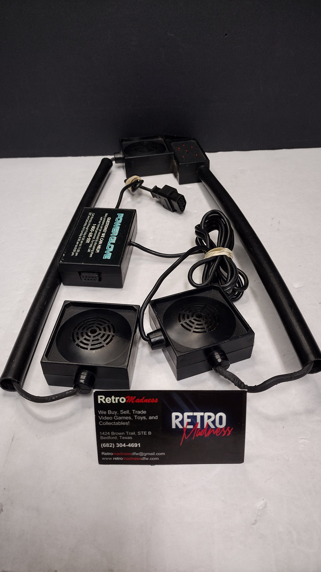 Vintage Nintendo NES Power Glove Sensor Bar ONLY Authentic Mattel OEM - Untested
