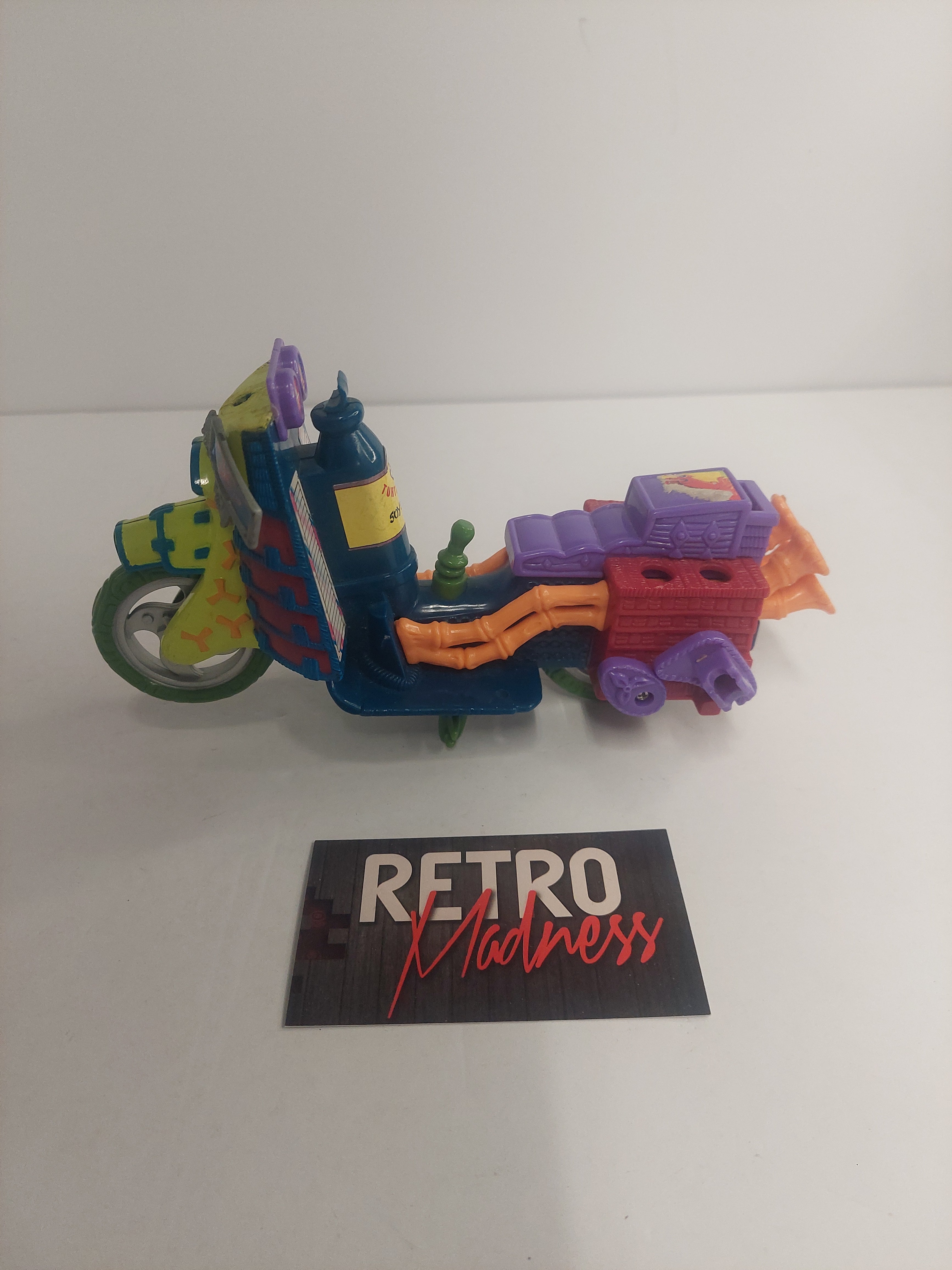 Vintage 1992 Teenage Mutant Ninja Turtles Leonardo Samurai Scooter Incomplete