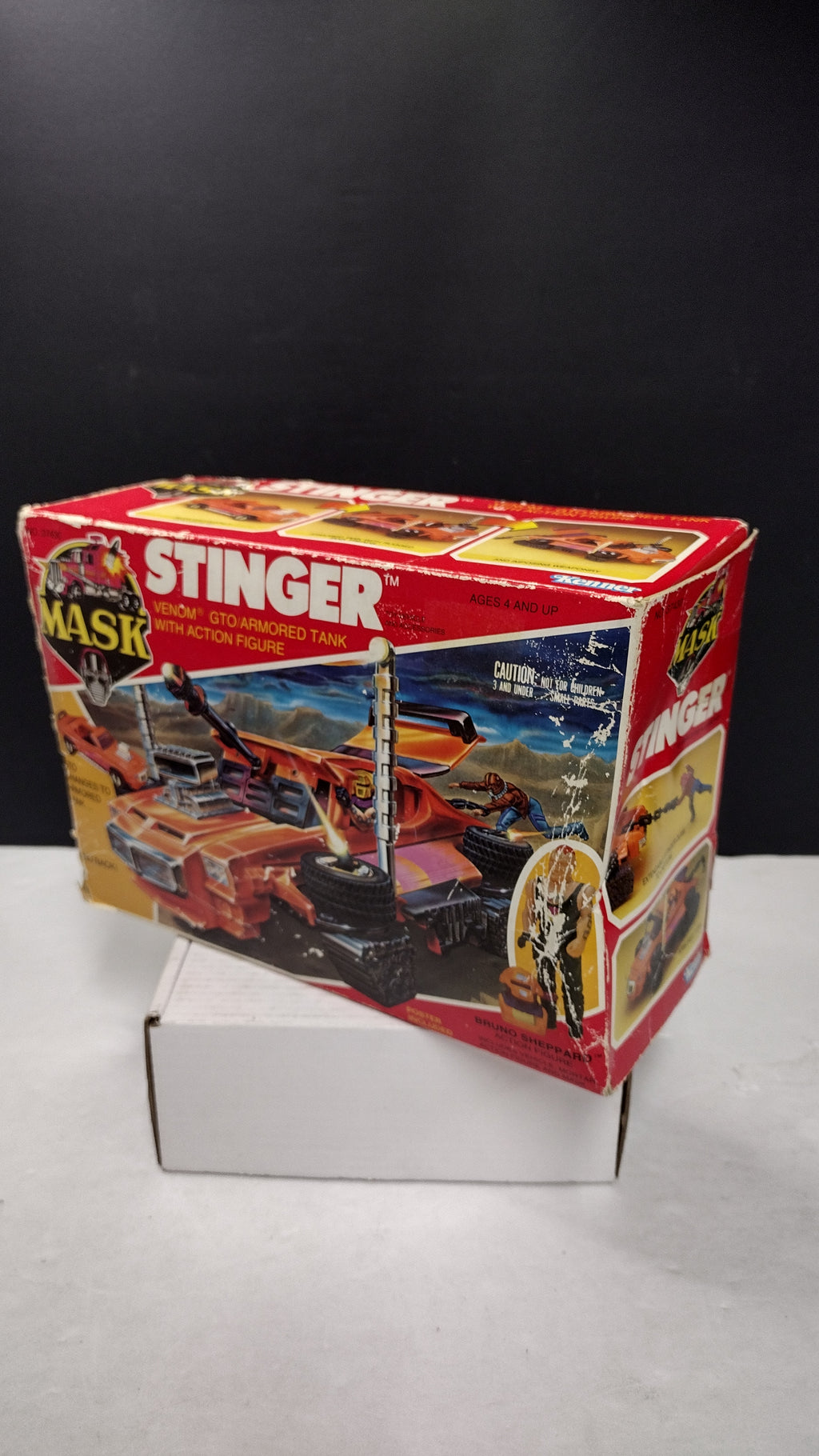 Vintage 1985 Kenner M.A.S.K. Series 1 Stinger Pontiac GTO w/ Original Box & Instructions (Incomplete / Parts Lot)