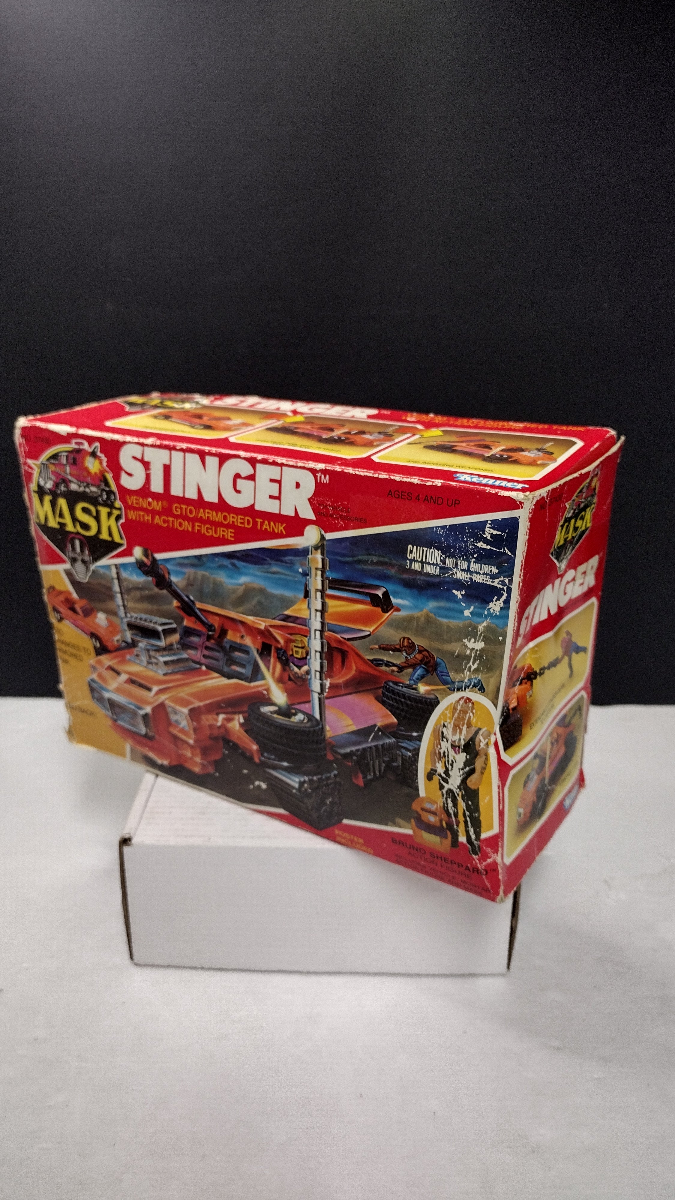 Vintage 1985 Kenner M.A.S.K. Series 1 Stinger Pontiac GTO w/ Original Box & Instructions (Incomplete / Parts Lot)