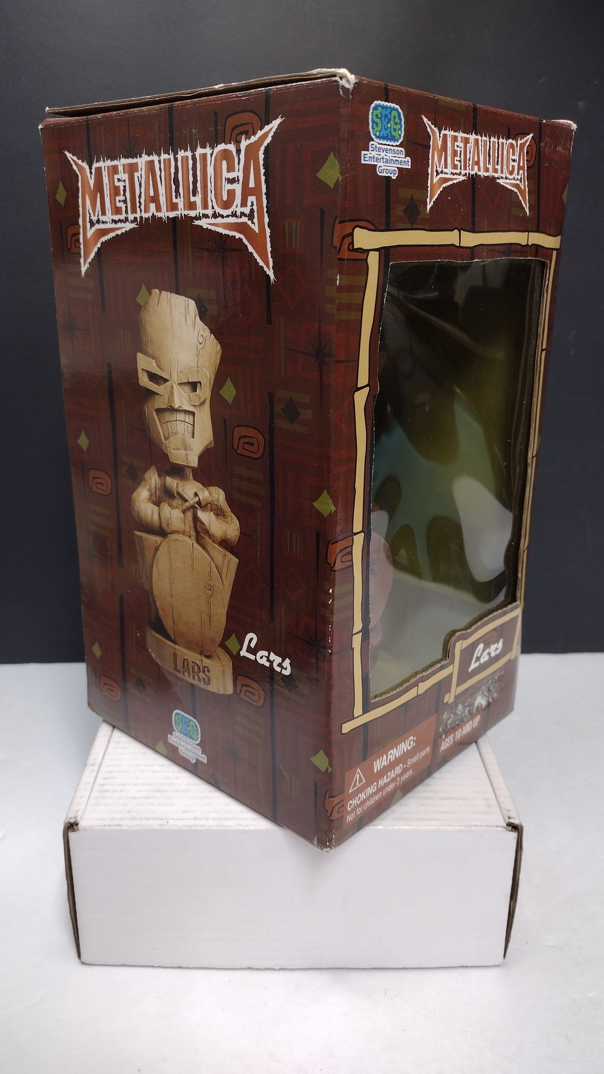 Stevenson Entertainment SEG Metallica Tiki Totem Pole Lars Ulrich Statue