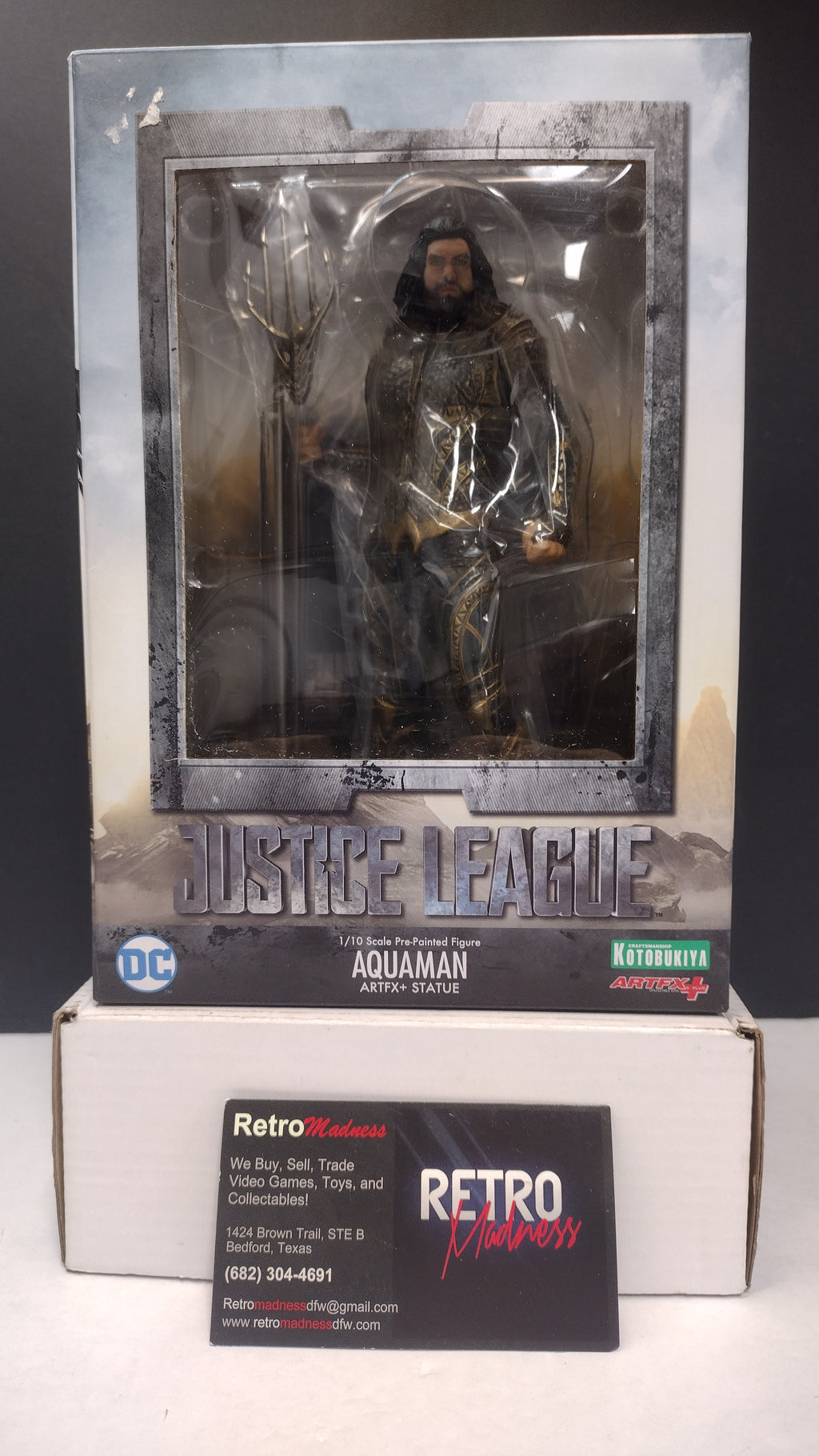 Aquaman Kotobukiya ARTFX+ 1/10 Scale Statue Justice League Sealed New Box