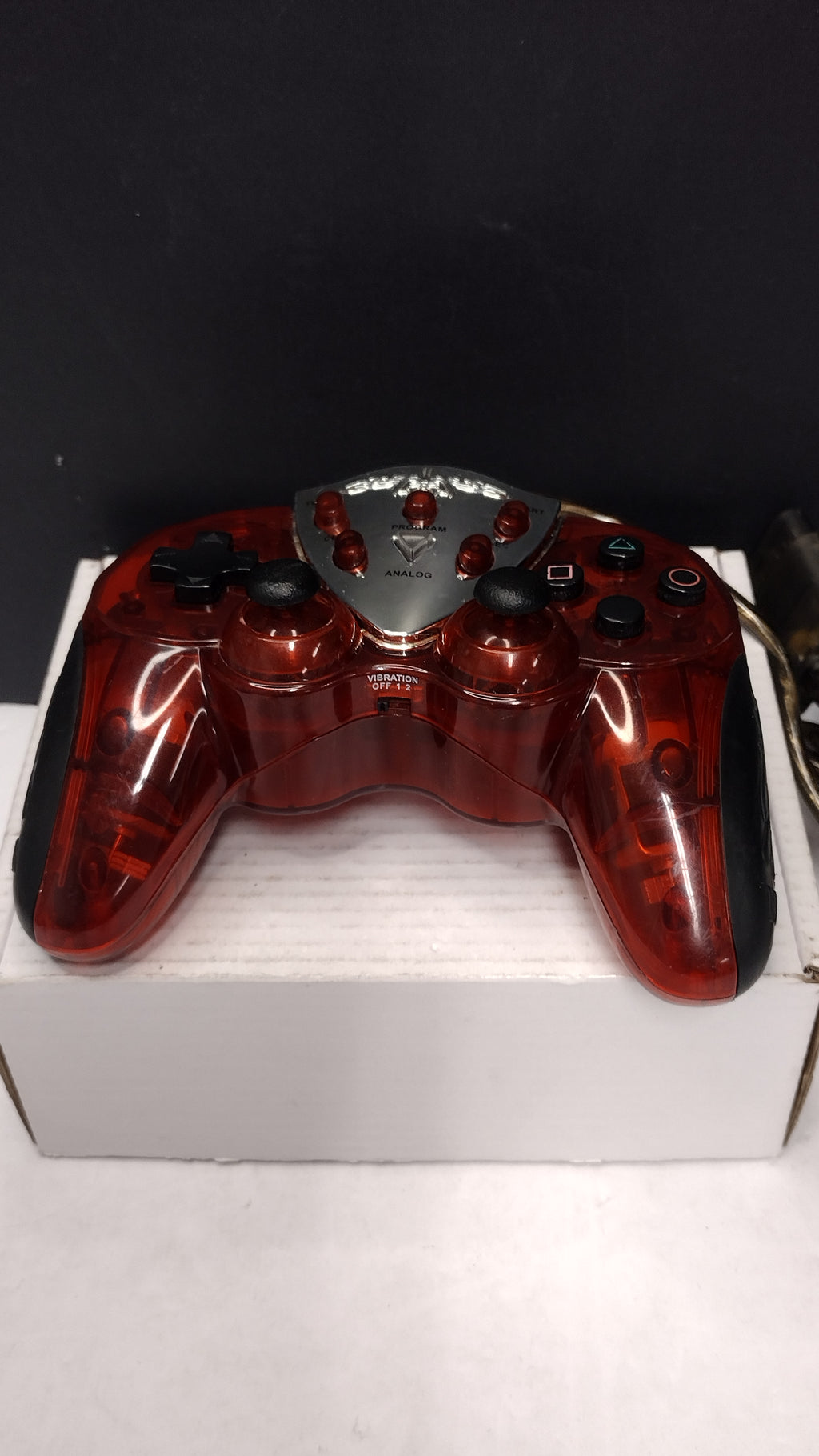 Intec Playstation 2- Star Wars Darth Vader-(Red)  Wired Controller- TESTED