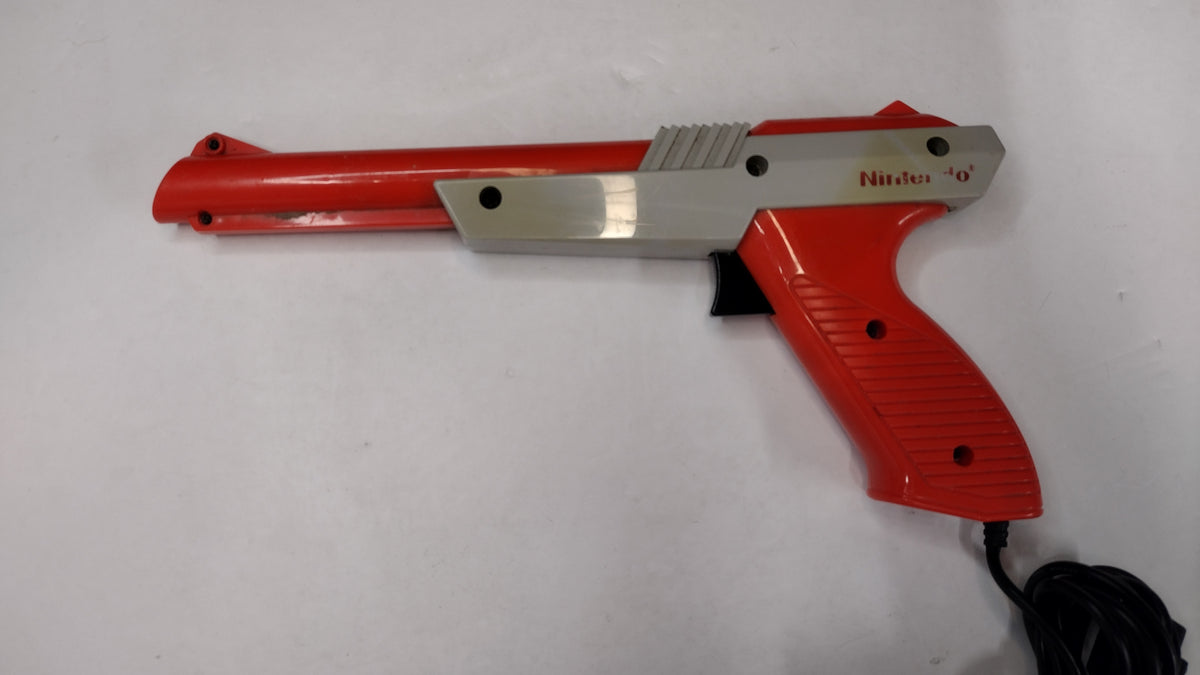 Nintendo NES Zapper Light Gun Orange Controller OEM Original NES-005 - Tested
