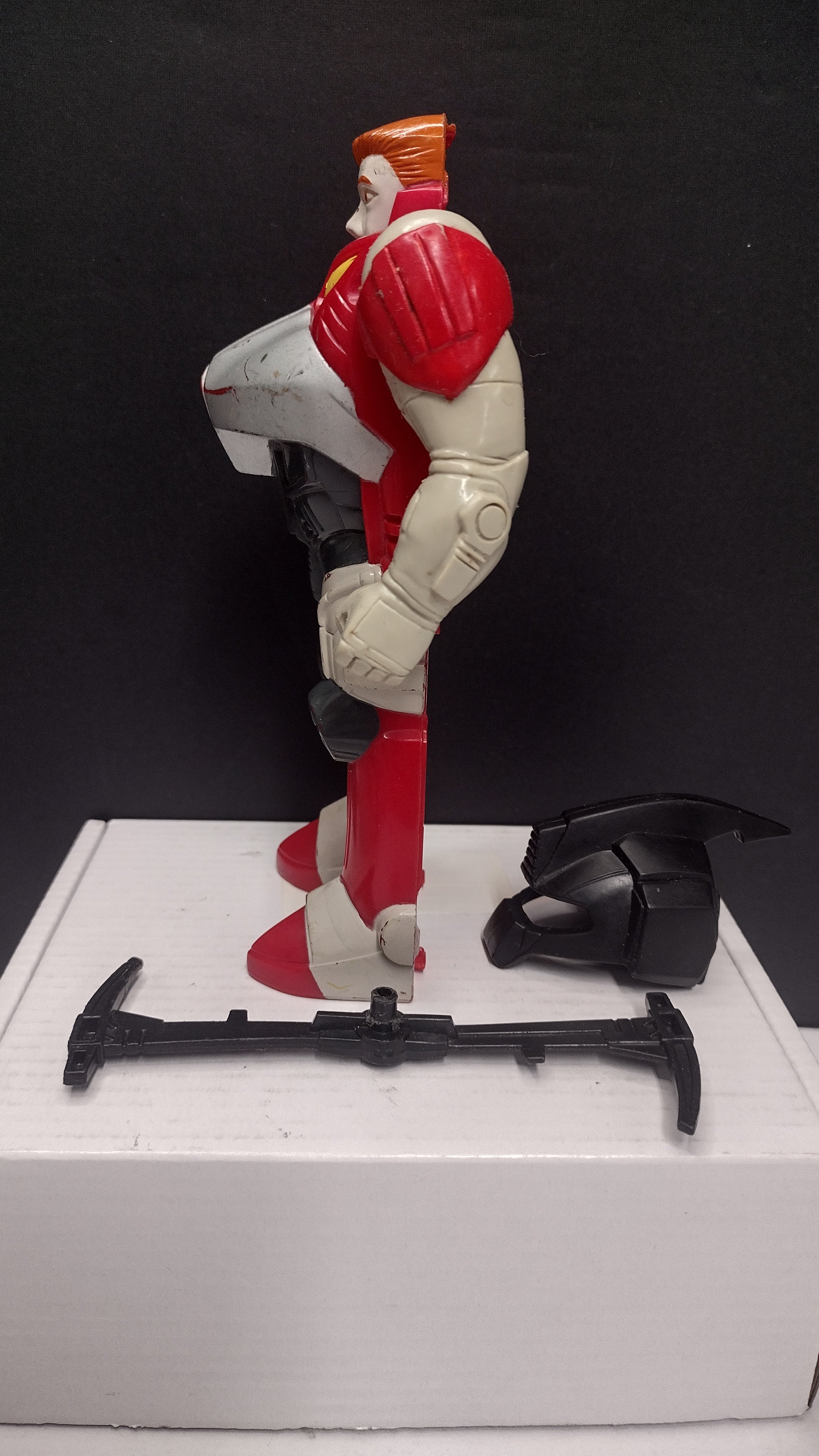 Vintage 1988 G1 Transformers: Pretenders Sky-High – Replacement Parts Lot (Includes Front Shell, Helmet & Rotor Blade)