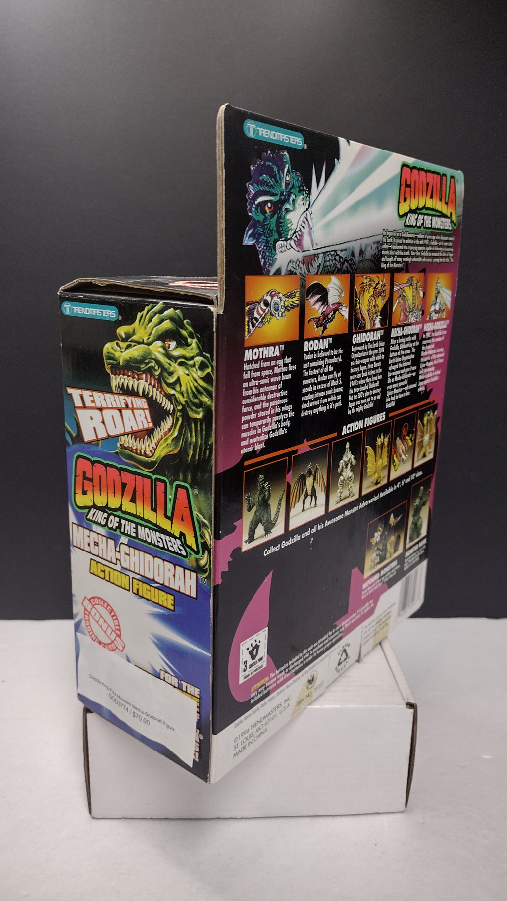 Vintage 1994 Trendmasters: Godzilla King of the Monsters – Mecha-Ghidorah Electronic Action Figure • Brand New / Factory Sealed in Original Box