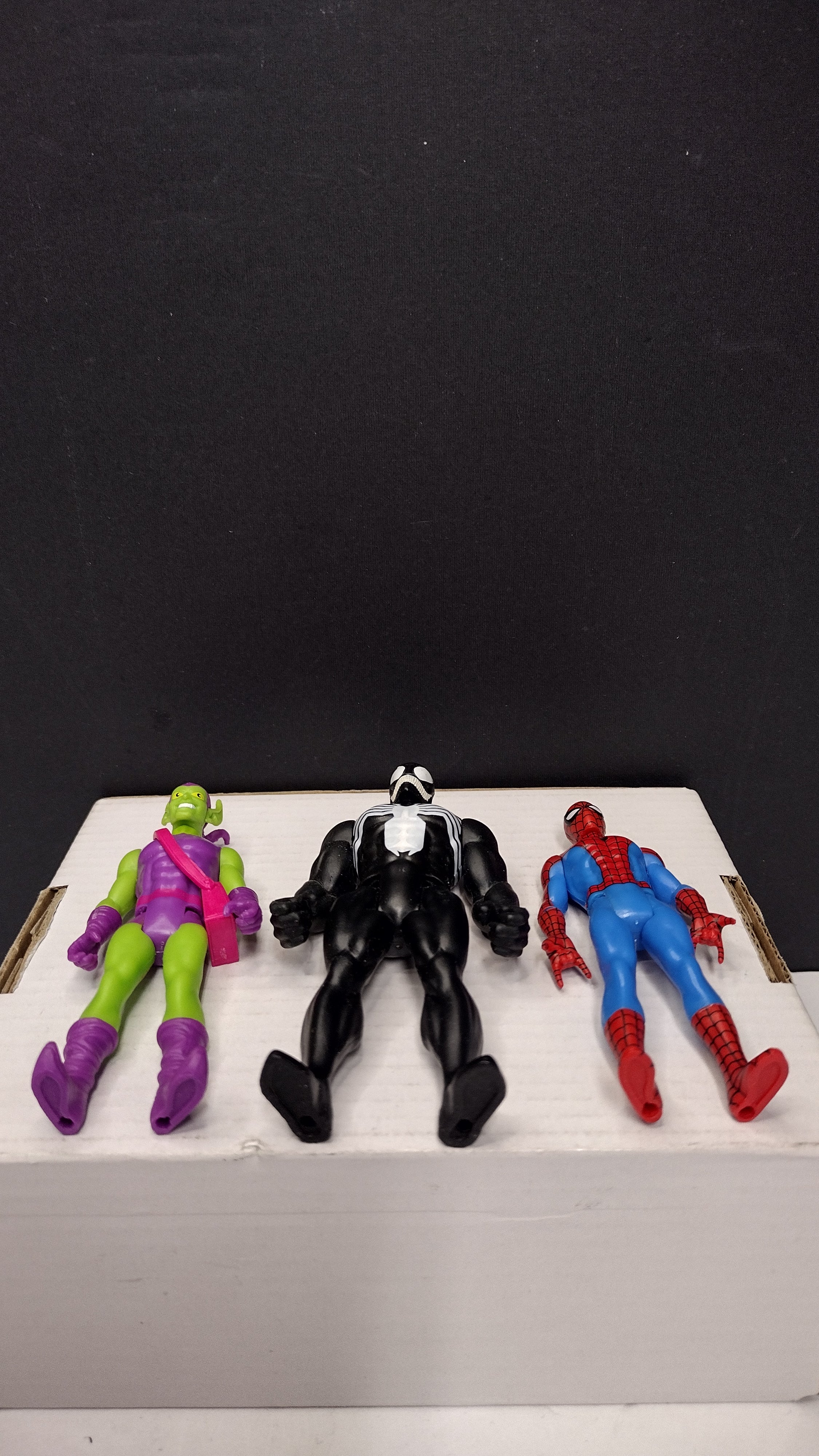 Marvel Legends Retro Collection: Spiderman – Lot D - Spiderman, Goblin and Symbiote Spiderman (Loose)