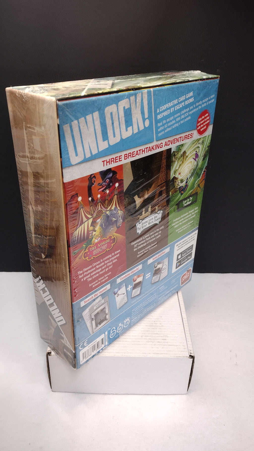 Unlock! Timeless Adventures Escape Room Board Game 3-in-1 Box Set New Sealed