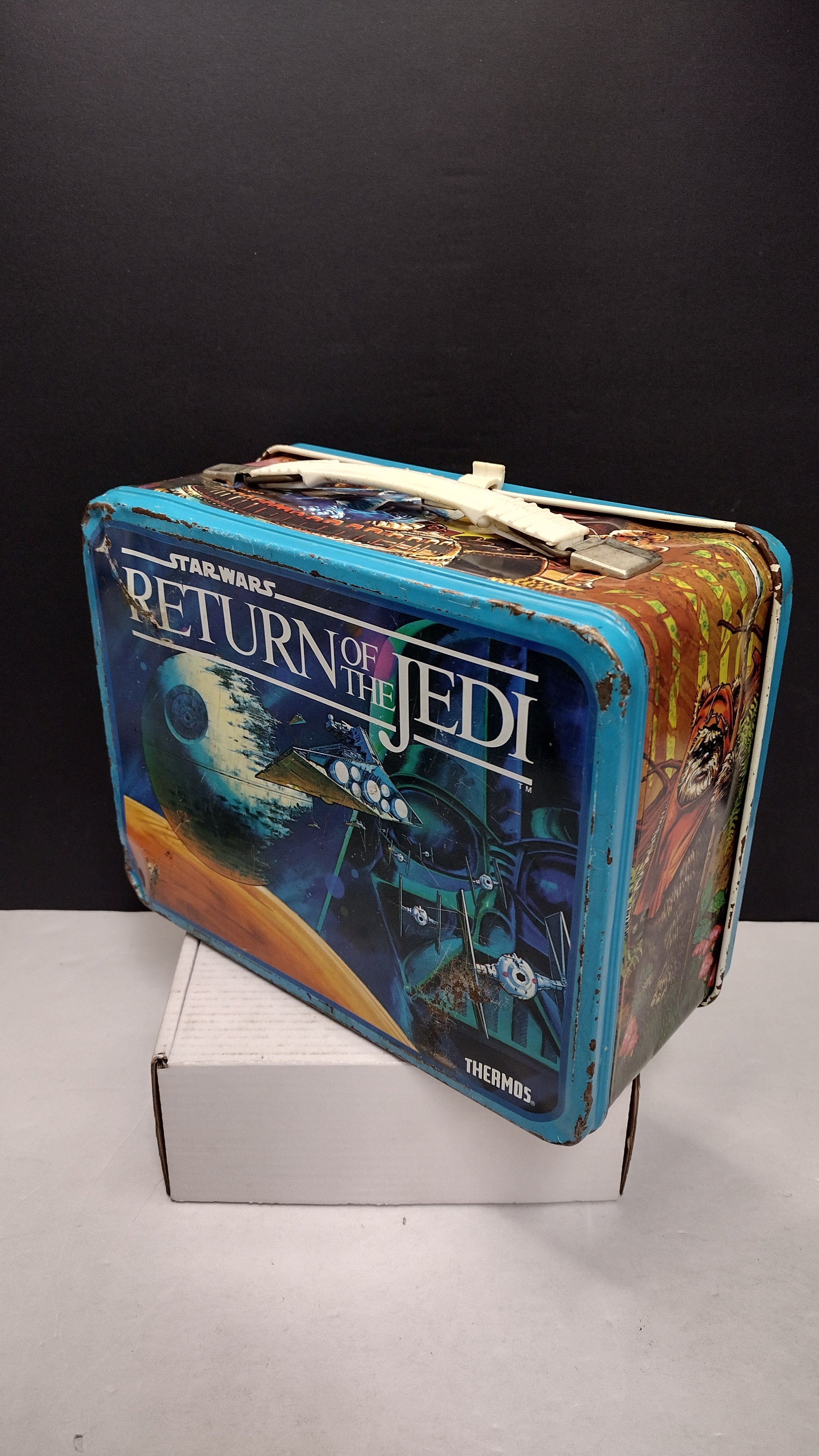 Vintage 1983 Star Wars: Return of the Jedi Metal Lunch Box (Standalone / No Thermos)