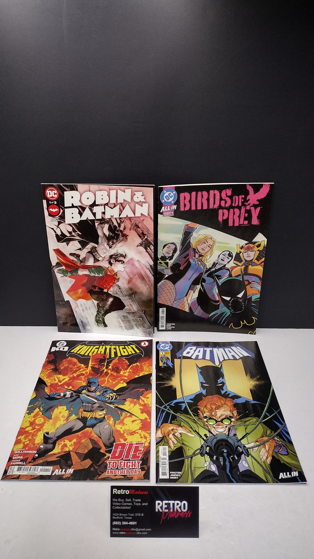 DC Comics Modern Era Lot – 4 Book Set - Lot C (Brand New / Unread)
