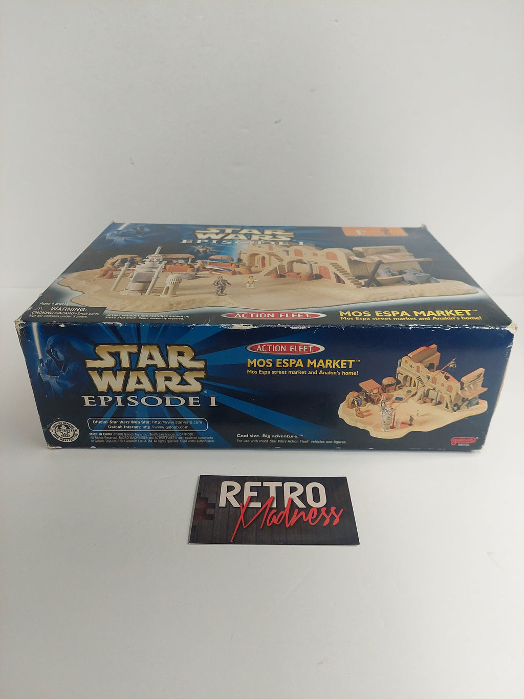 Vintage Star Wars Episode I Action Fleet Mos Espa Market Box ONLY