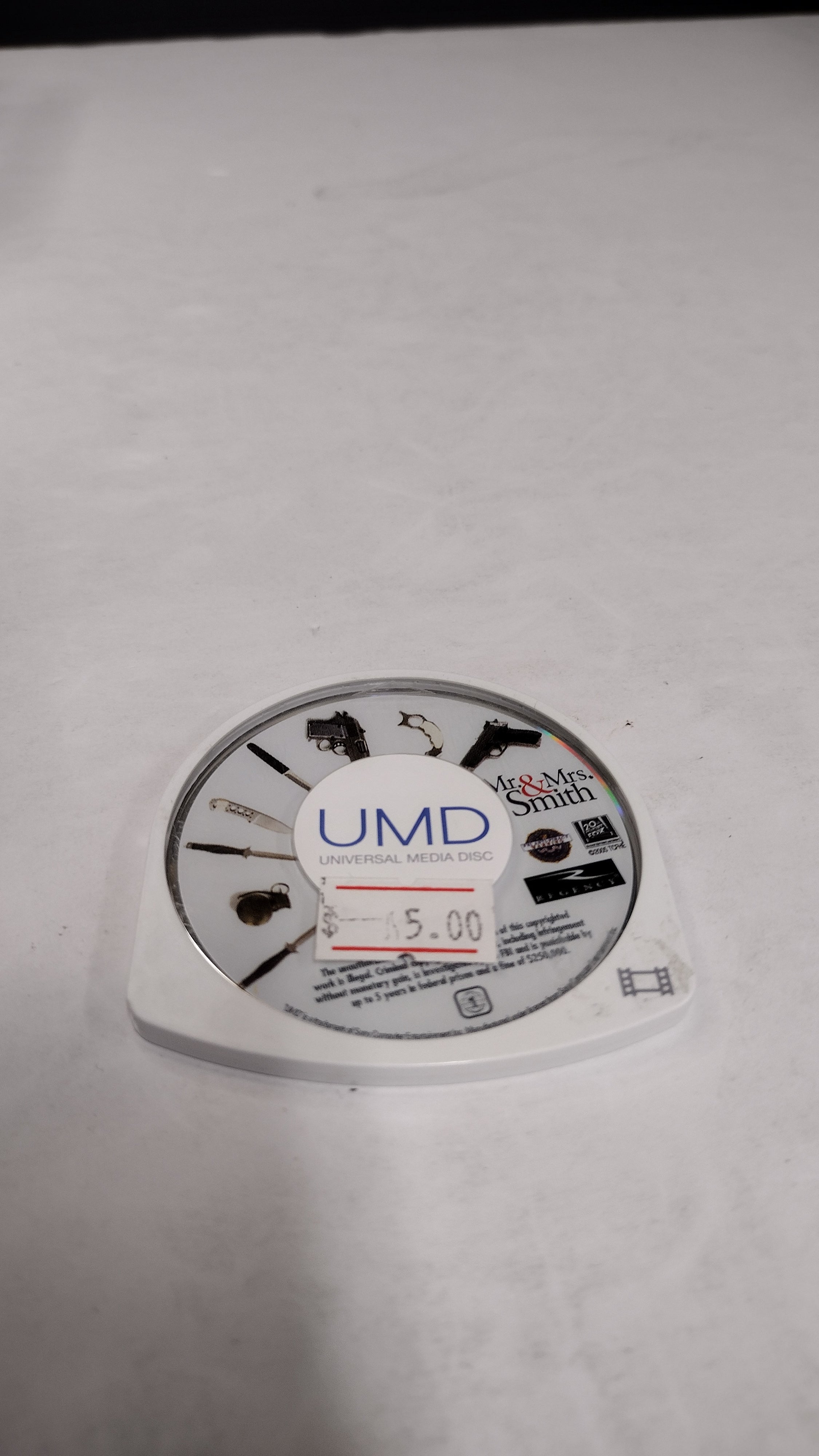 Sony PSP Mr. & Mrs. Smith UMD Movie (Universal Media Disc)