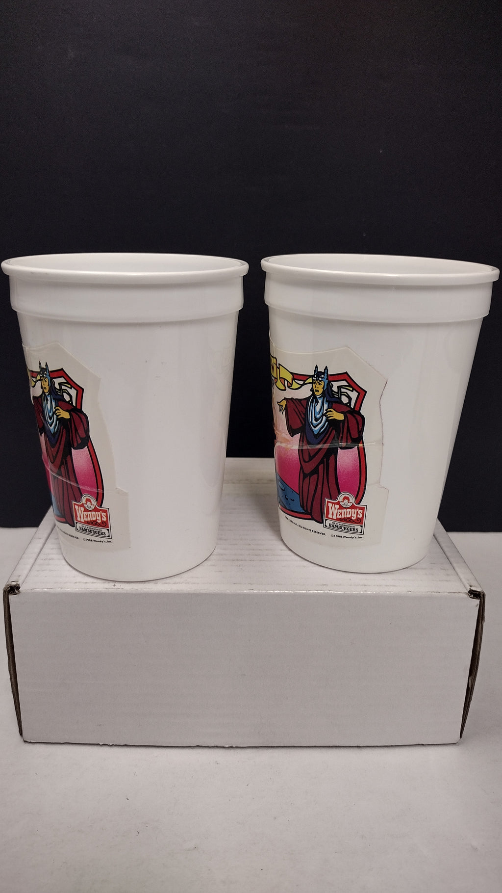 Vintage 1988 Willow Movie Wendy's Magic Cup 3-Cup Collector's Lot