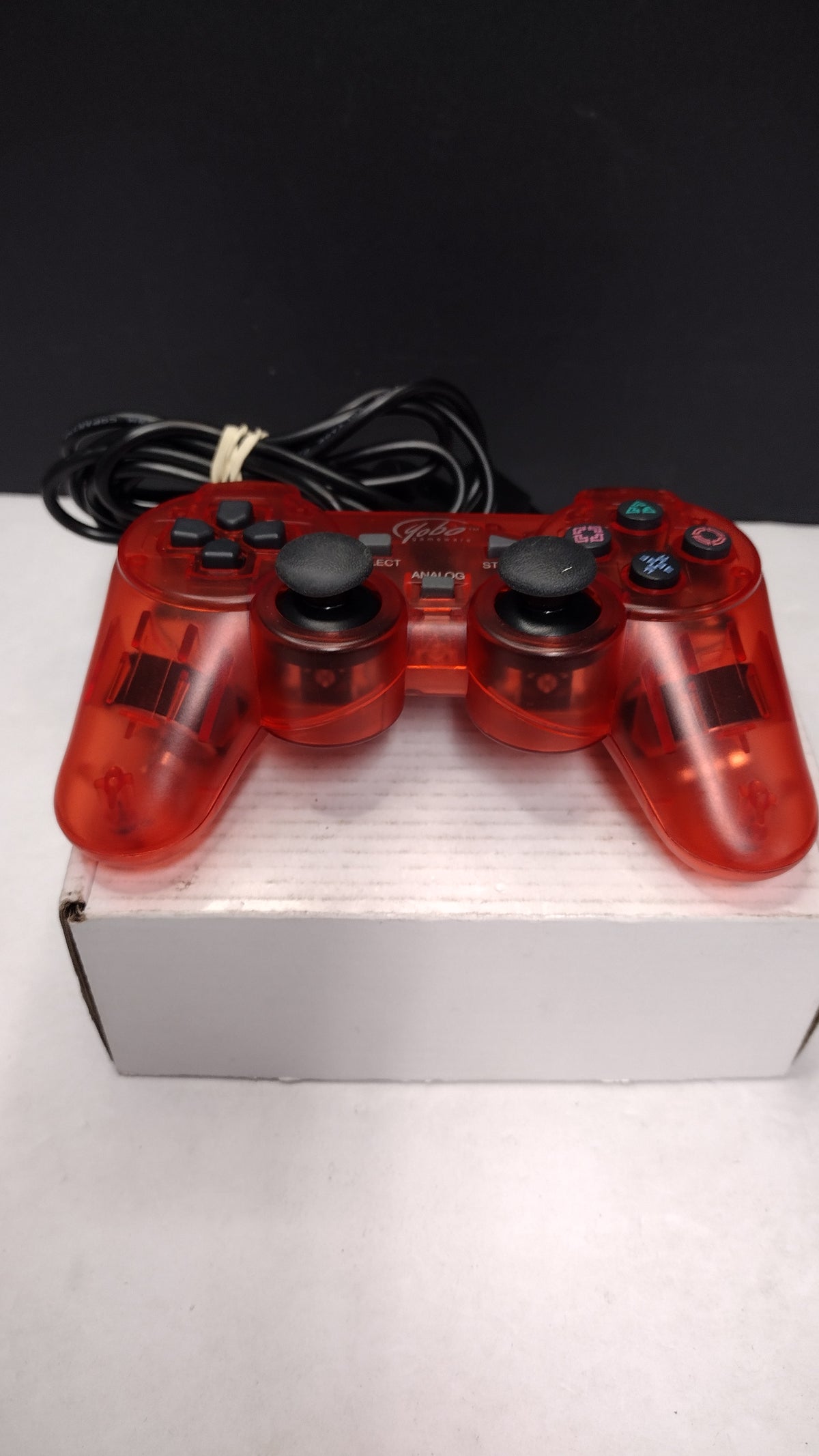 Yobo Gameware- PS1 PS2- (Red) Analog Controller- Tested