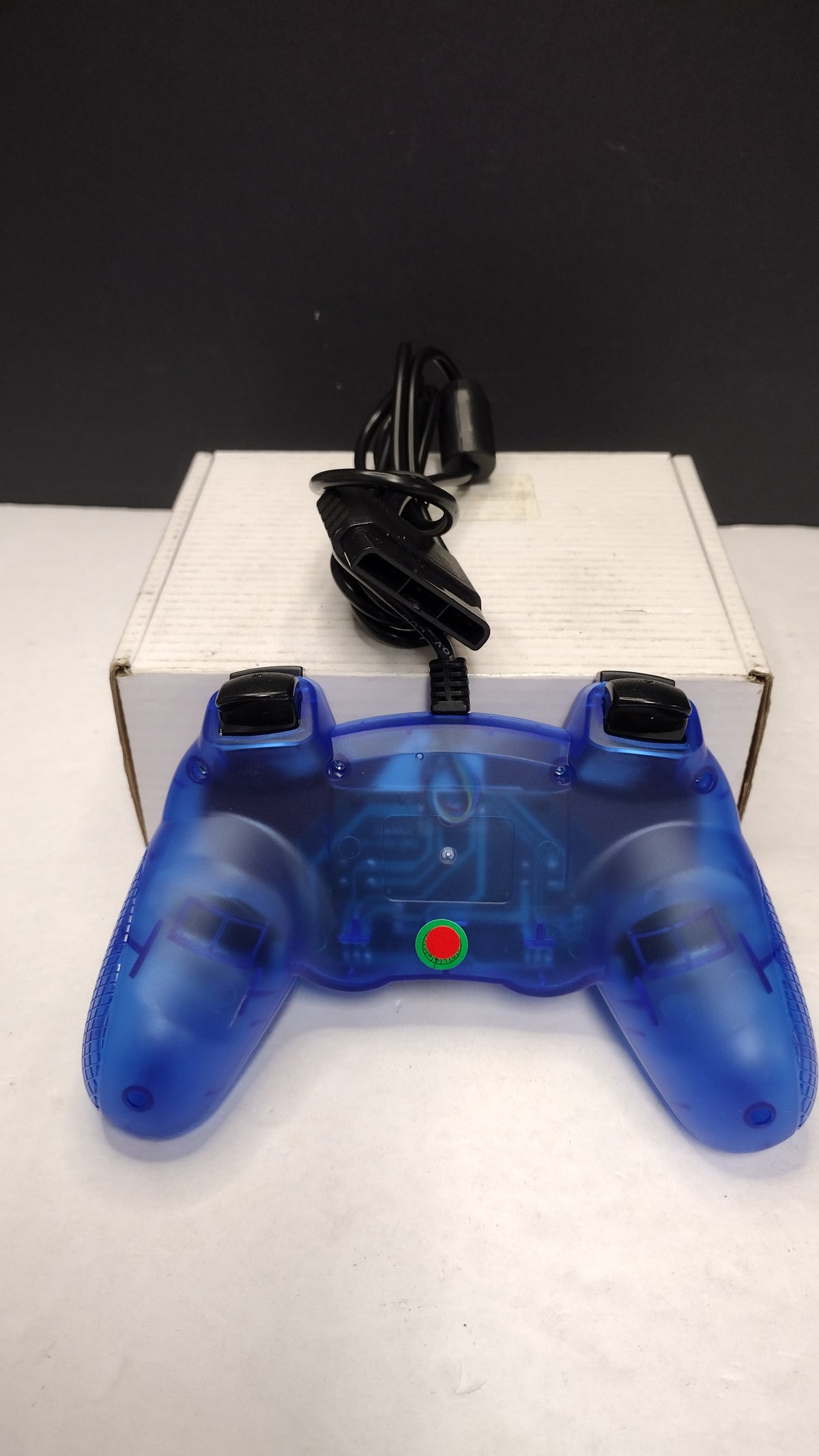 Old Skool PS2 Wired Double-Shock 2 Controller (Blue)- Tested