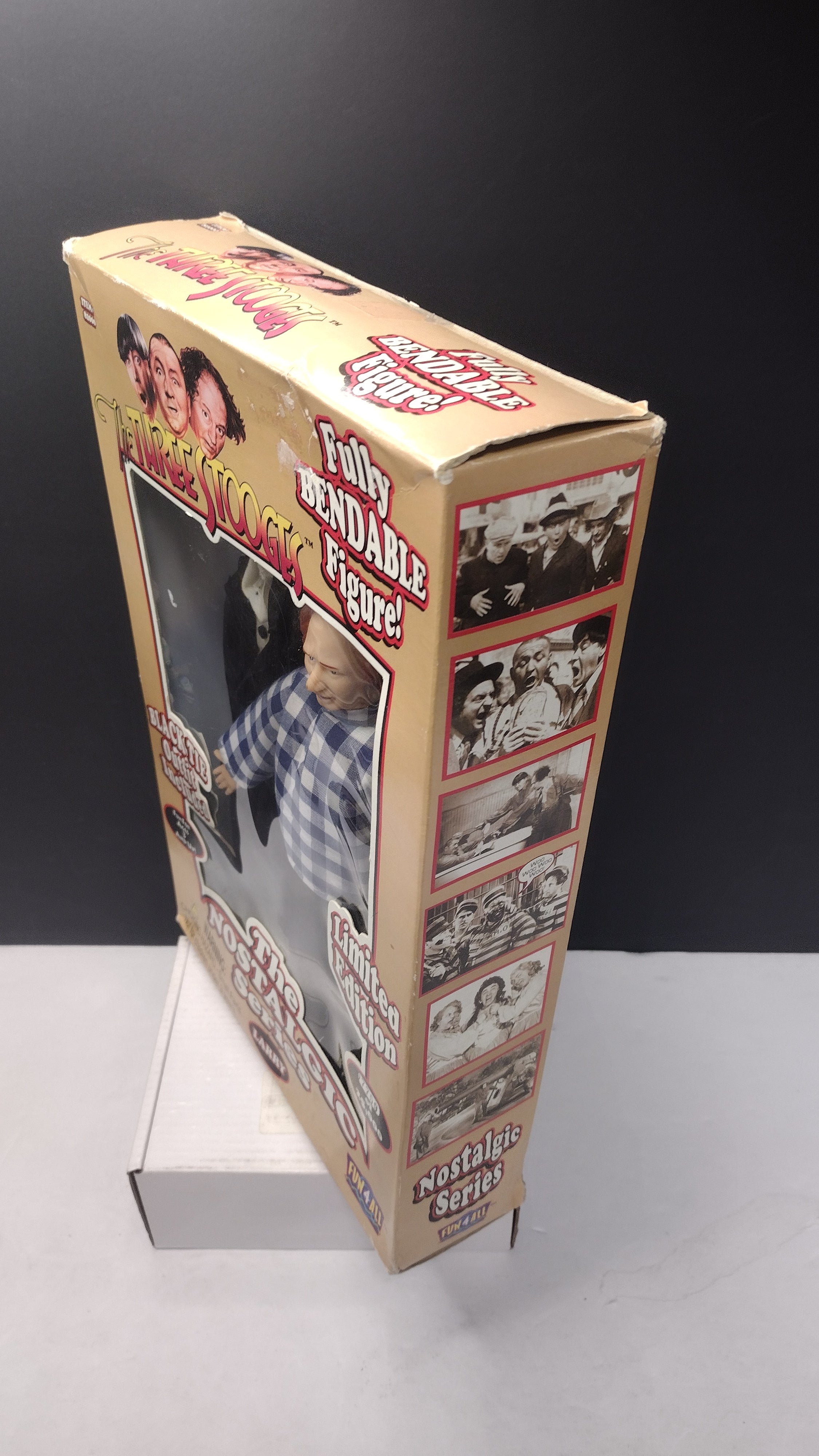 Fun4All The Three Stooges "Larry" Nostalgic Series Bendable Limited Edition Figure (1997 - Open Box / Complete in Packaging)