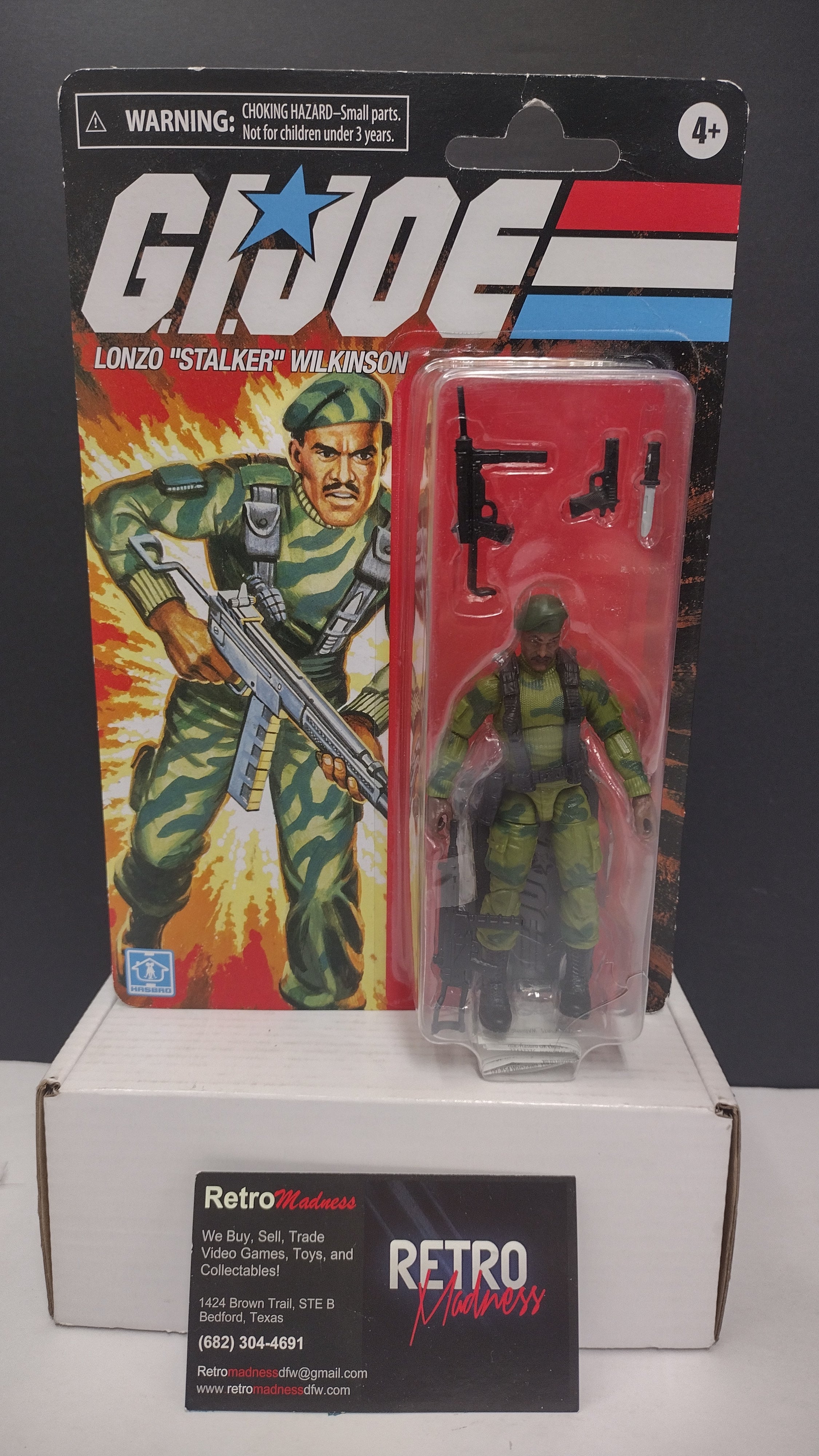 Hasbro GI Joe Retro Lonzo Stalker Wilkinson Figure Walmart Exclusive- Sealed
