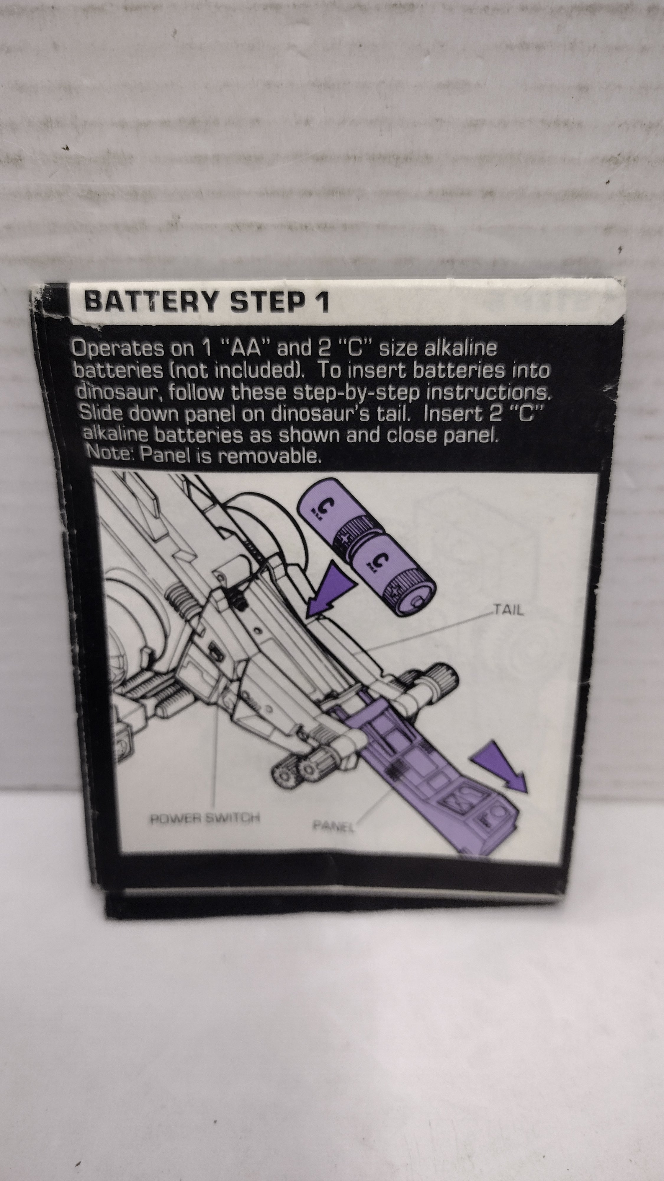 Vintage 1986 Original G1 Transformers Trypticon - Instruction Booklet