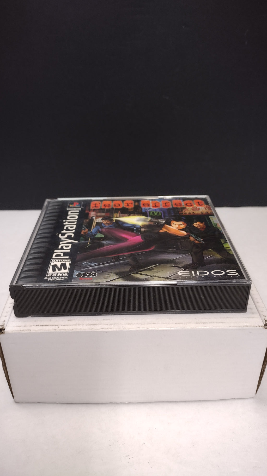 Fear Effect Sony PlayStation 1 Discs 2 3 4 Case & Manual Missing Disc 1