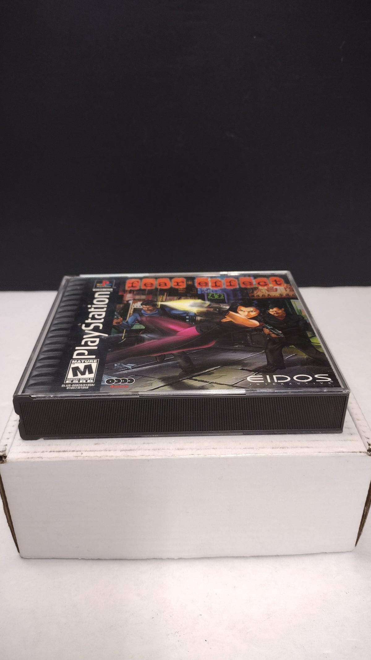 Fear Effect Sony PlayStation 1 Discs 2 3 4 Case & Manual Missing Disc 1