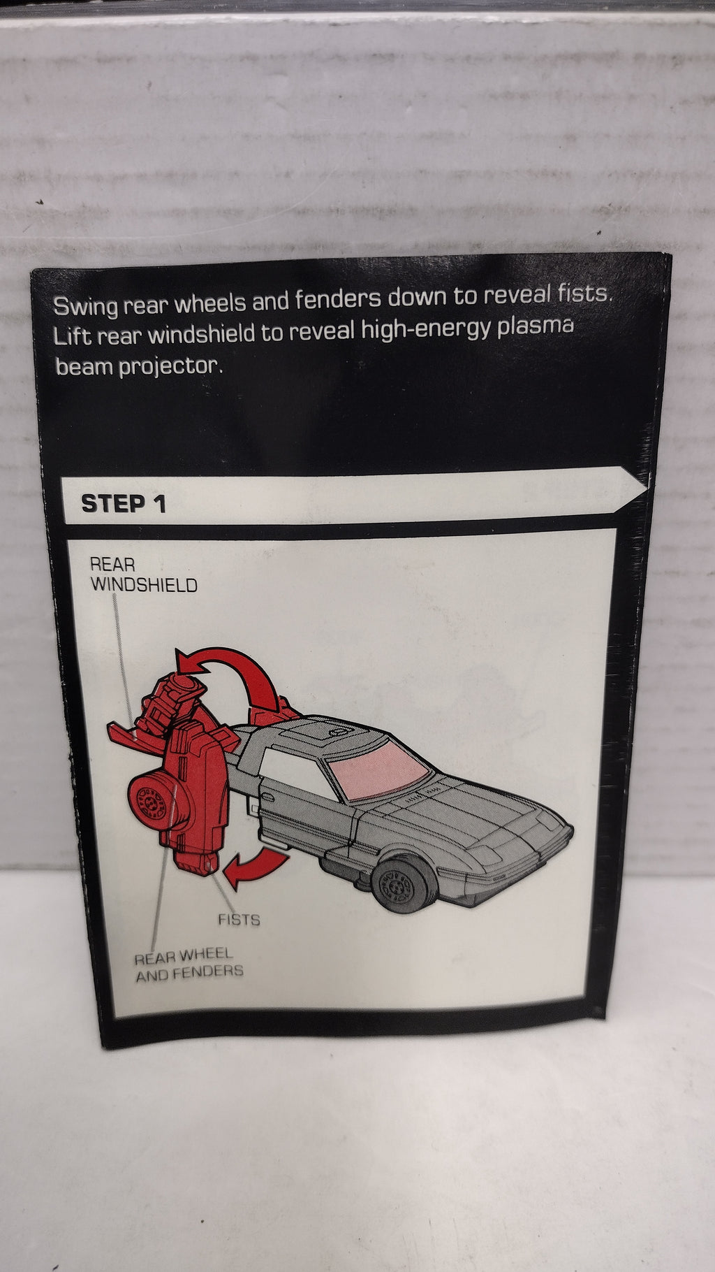 Vintage 1984 Original G1 Transformers Omnibot Camshaft - Instruction Booklet