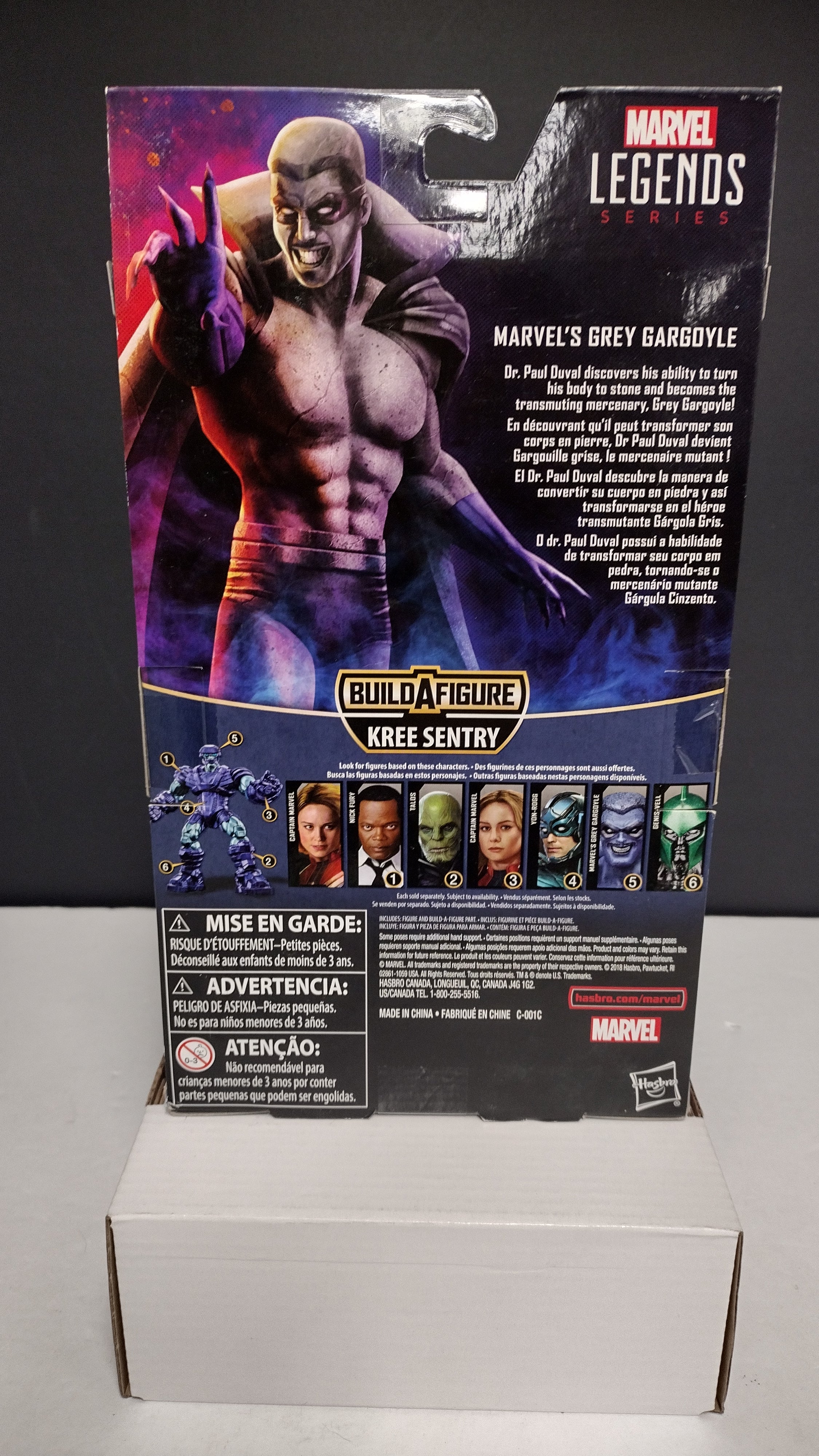 Marvel Legends Series: Grey Gargoyle (Kree Sentry BAF Wave) – New in Box