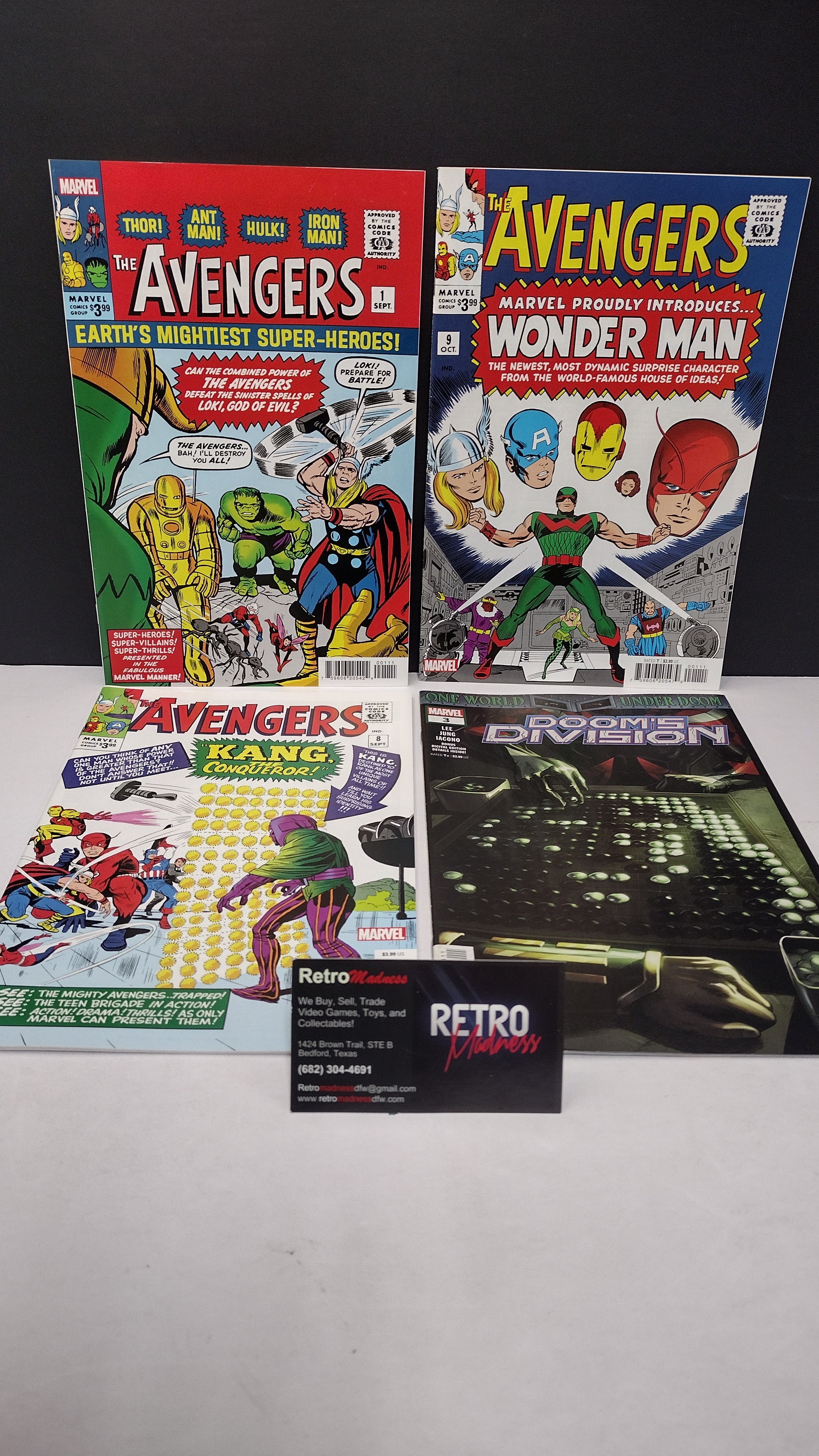 Marvel Comics Modern Era Lot – 4 Book Set - Lot Y (Brand New / Unread)
