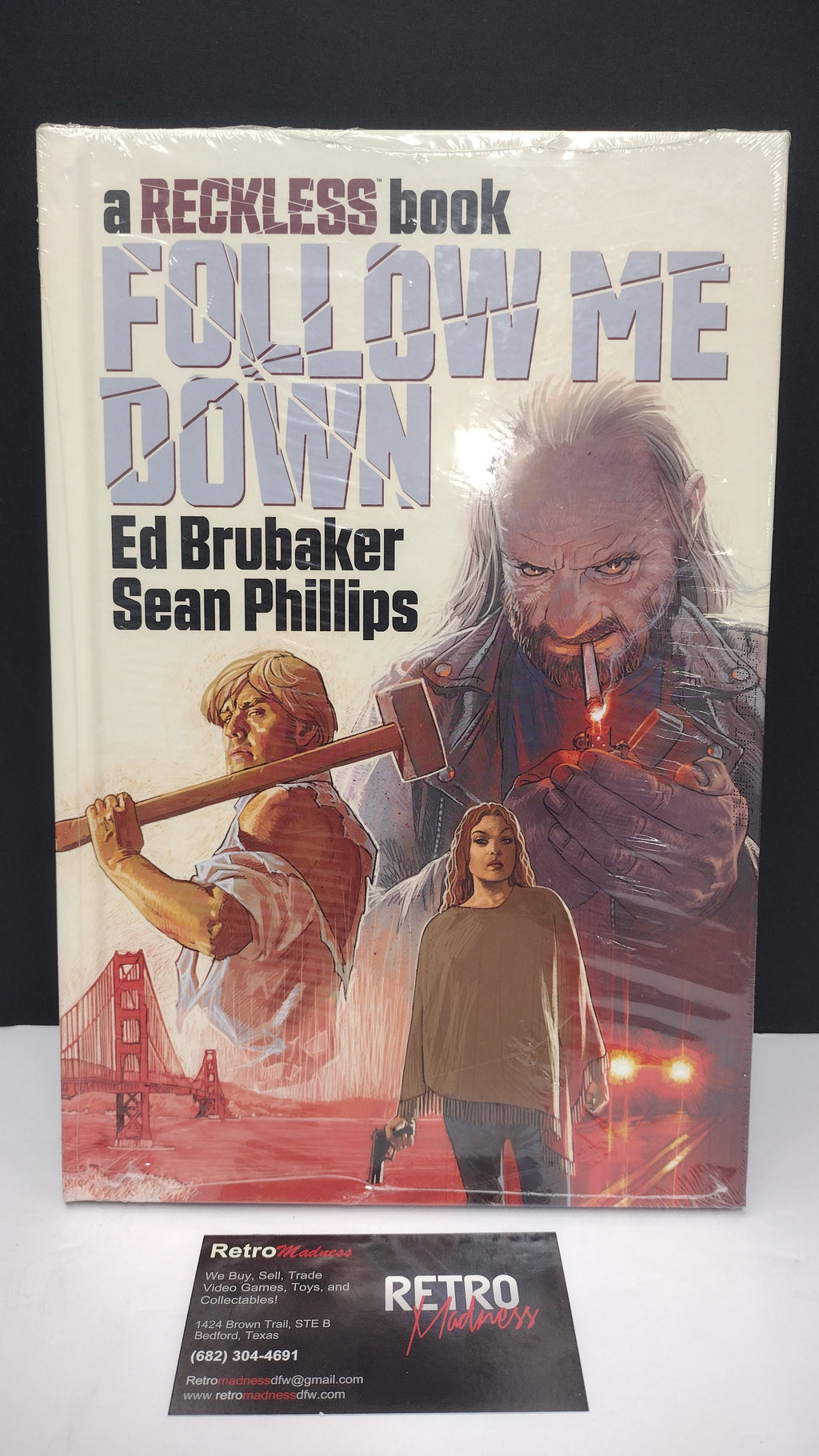 (MATURE) Follow Me Down: A Reckless Book by Ed Brubaker & Sean Phillips – Deluxe Hardcover