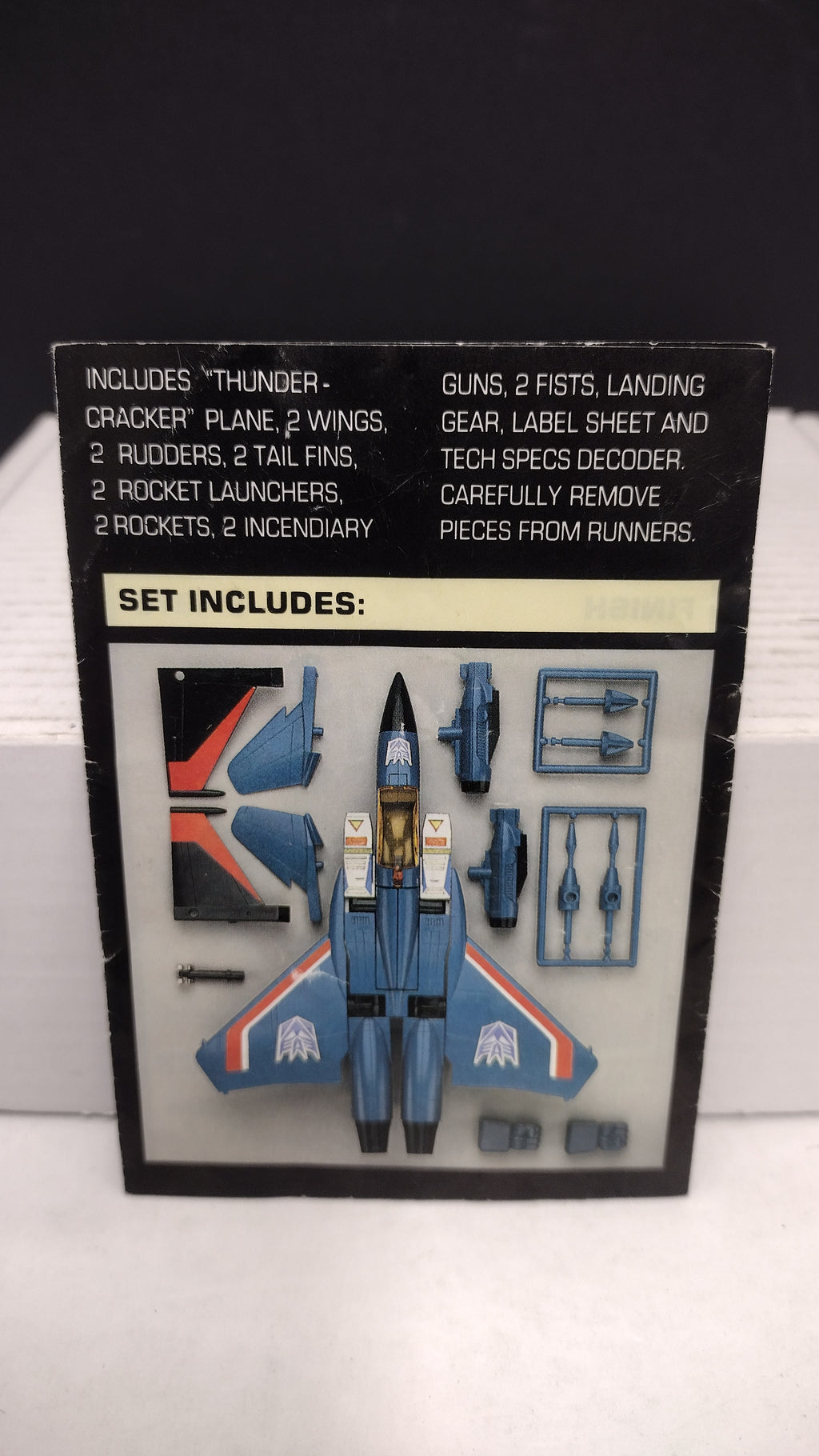 Vintage 1984 Original G1 Transformers Thundercracker Instruction Booklet