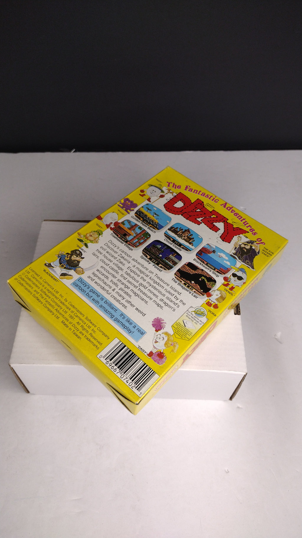 The Fantastic Adeventures of Dizzy: Nintendo  Authentic Box & Manual ONLY