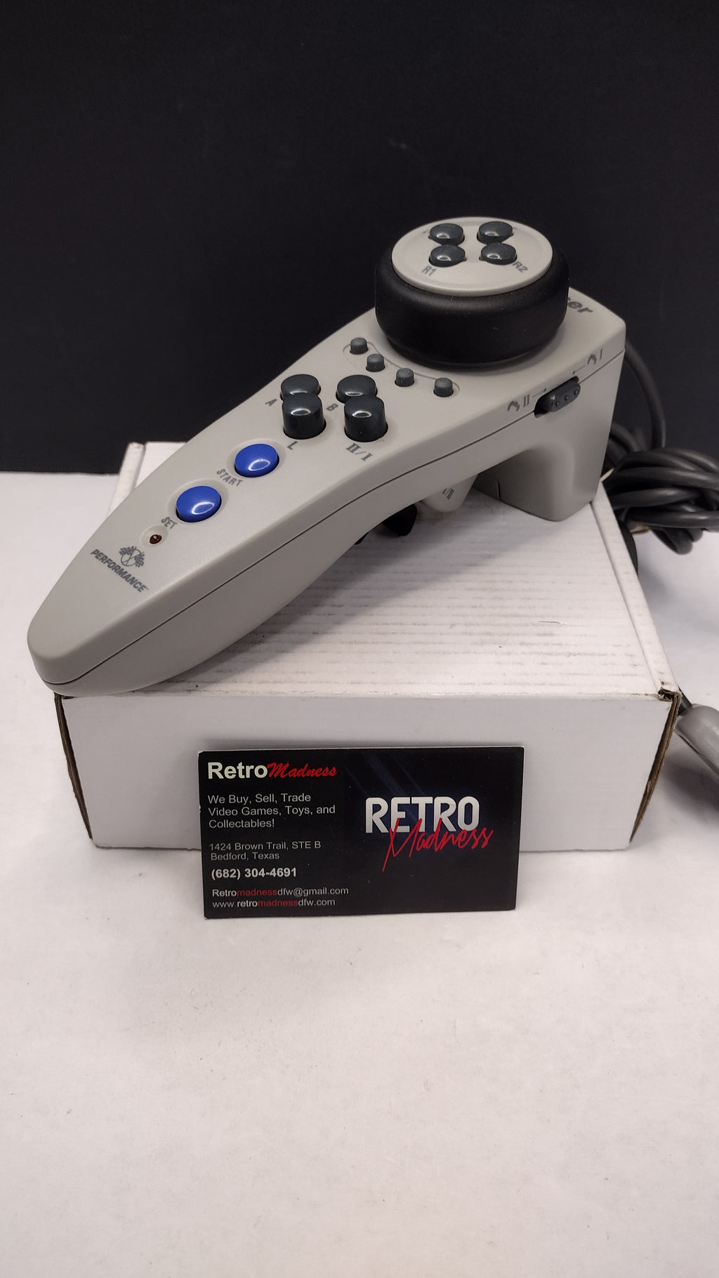 UltraRacer Handheld Racing Steering Wheel PS1 Controller - Tested & Working