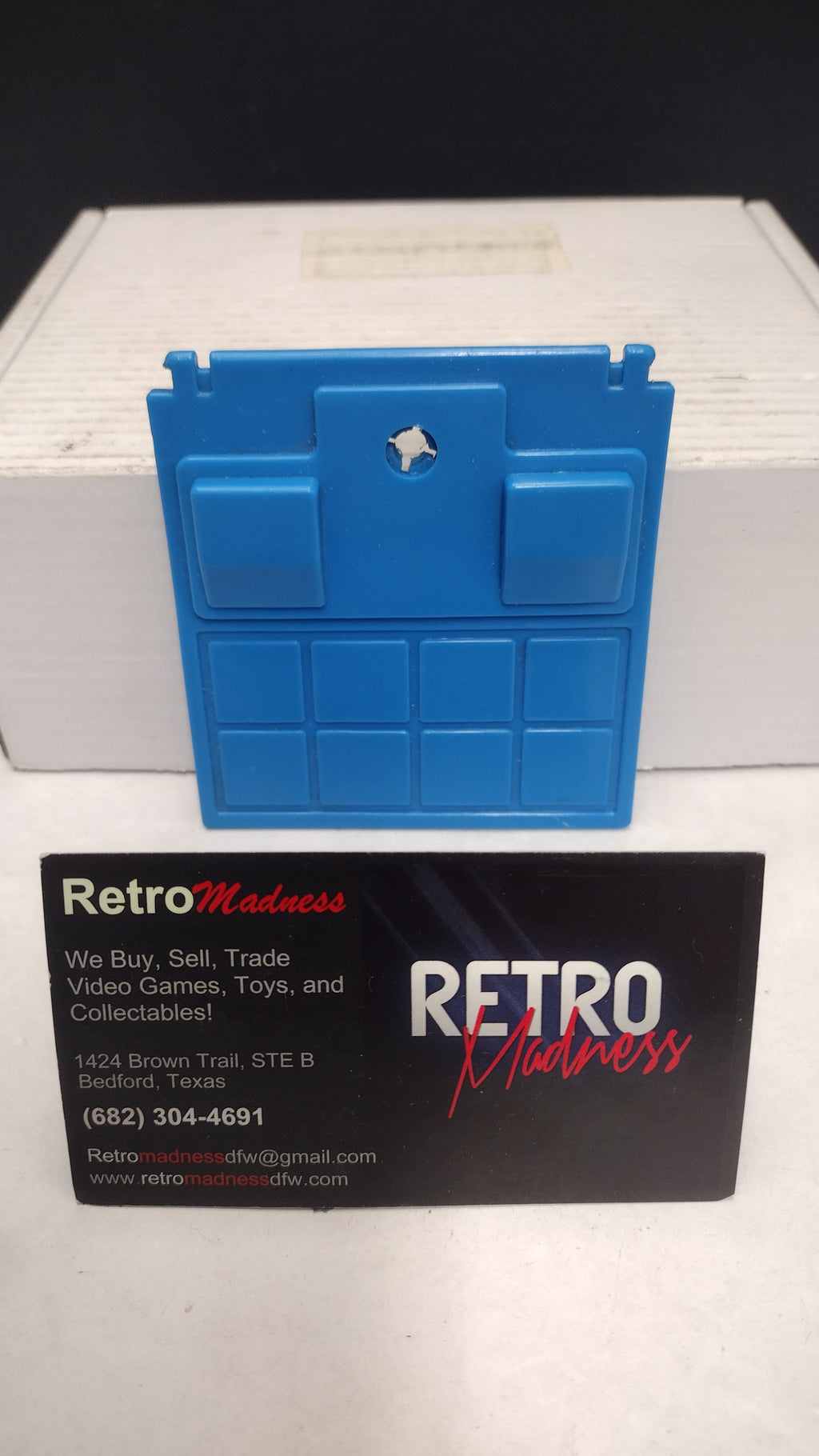 1989 TMNT Foot Cruiser Blue Trunk Replacement Hatch Vehicle Part