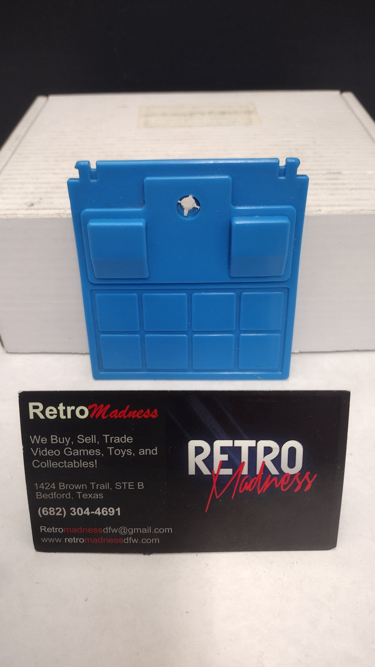 1989 TMNT Foot Cruiser Blue Trunk Replacement Hatch Vehicle Part