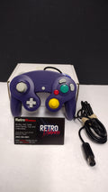 Nintendo GameCube Wired Controller Purple Third Party Tested Works