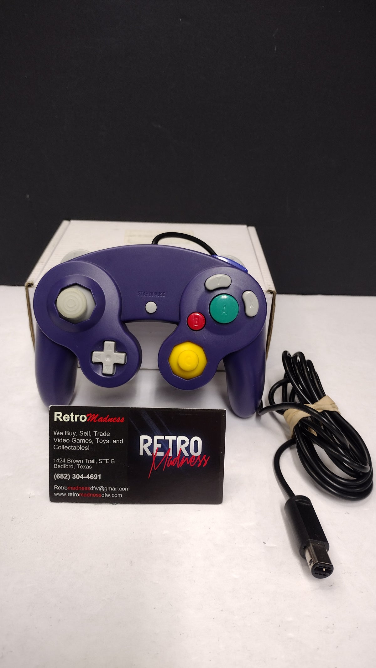 Nintendo GameCube Wired Controller Purple Third Party Tested Works