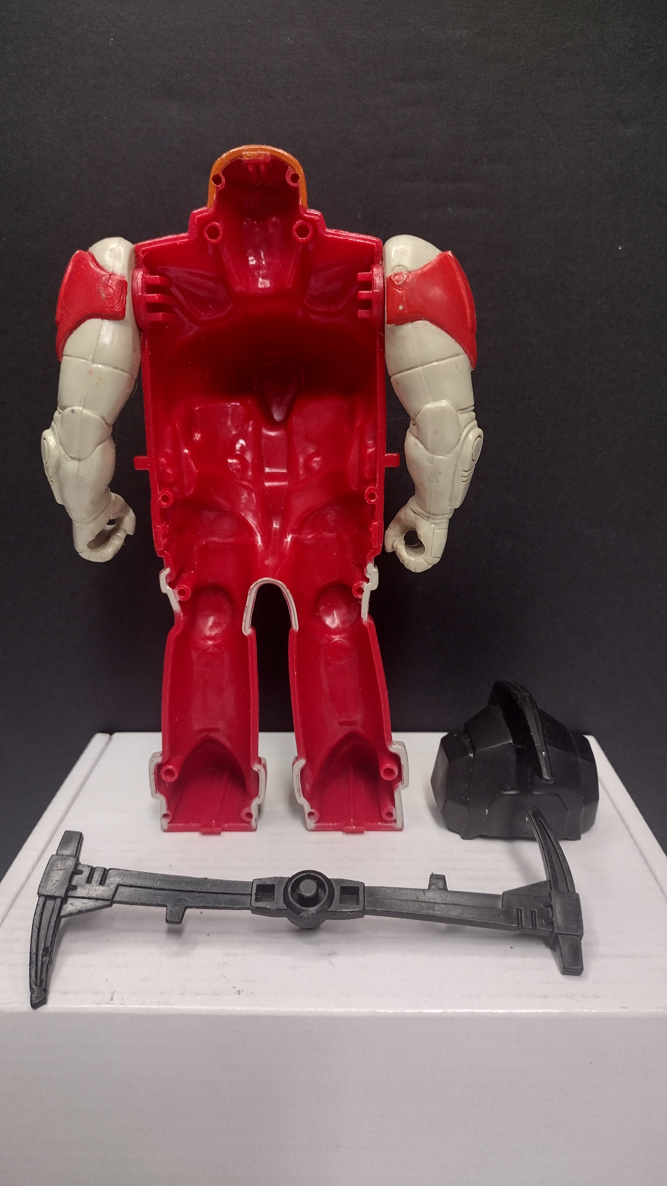 Vintage 1988 G1 Transformers: Pretenders Sky-High – Replacement Parts Lot (Includes Front Shell, Helmet & Rotor Blade)