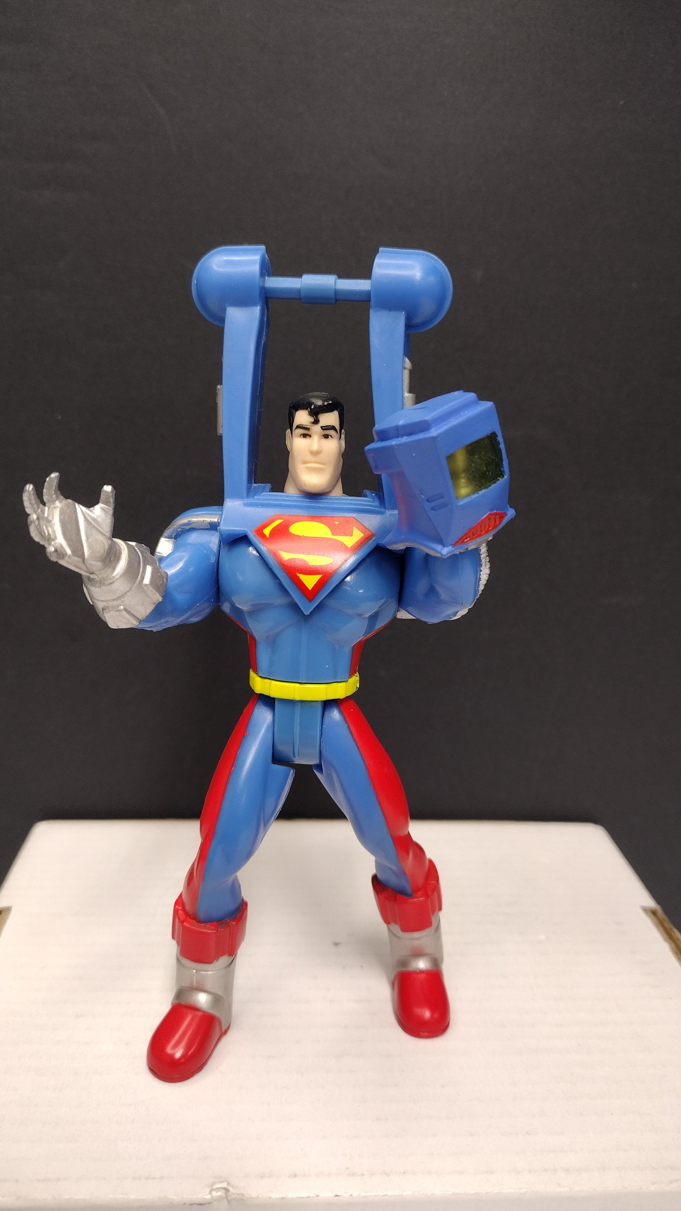 Superman Animated Series Anti-Kryptonite Superman (1997 Kenner)