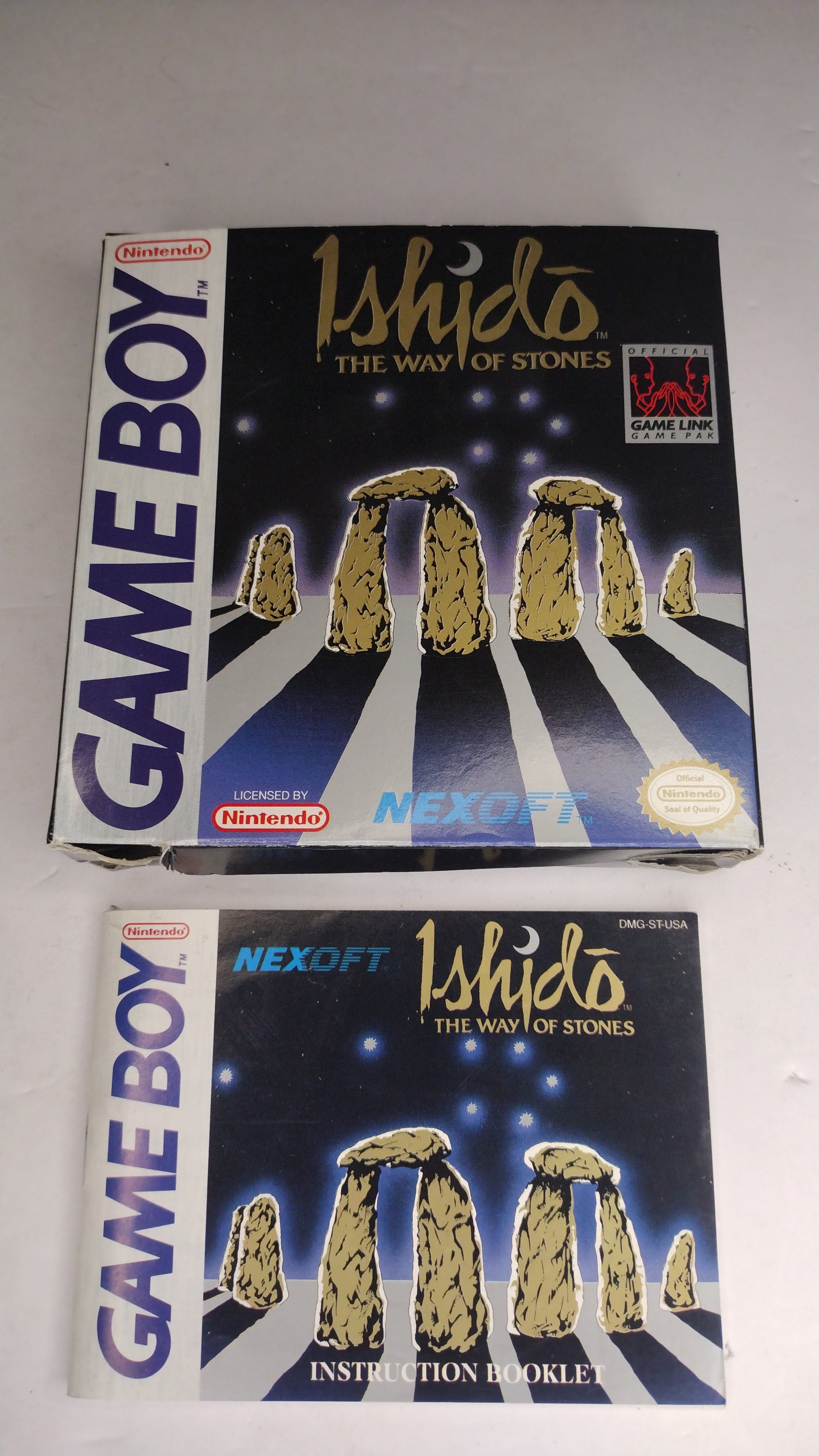 Ishido: The Way of Stones: Gameboy Authentic Box & Manual ONLY