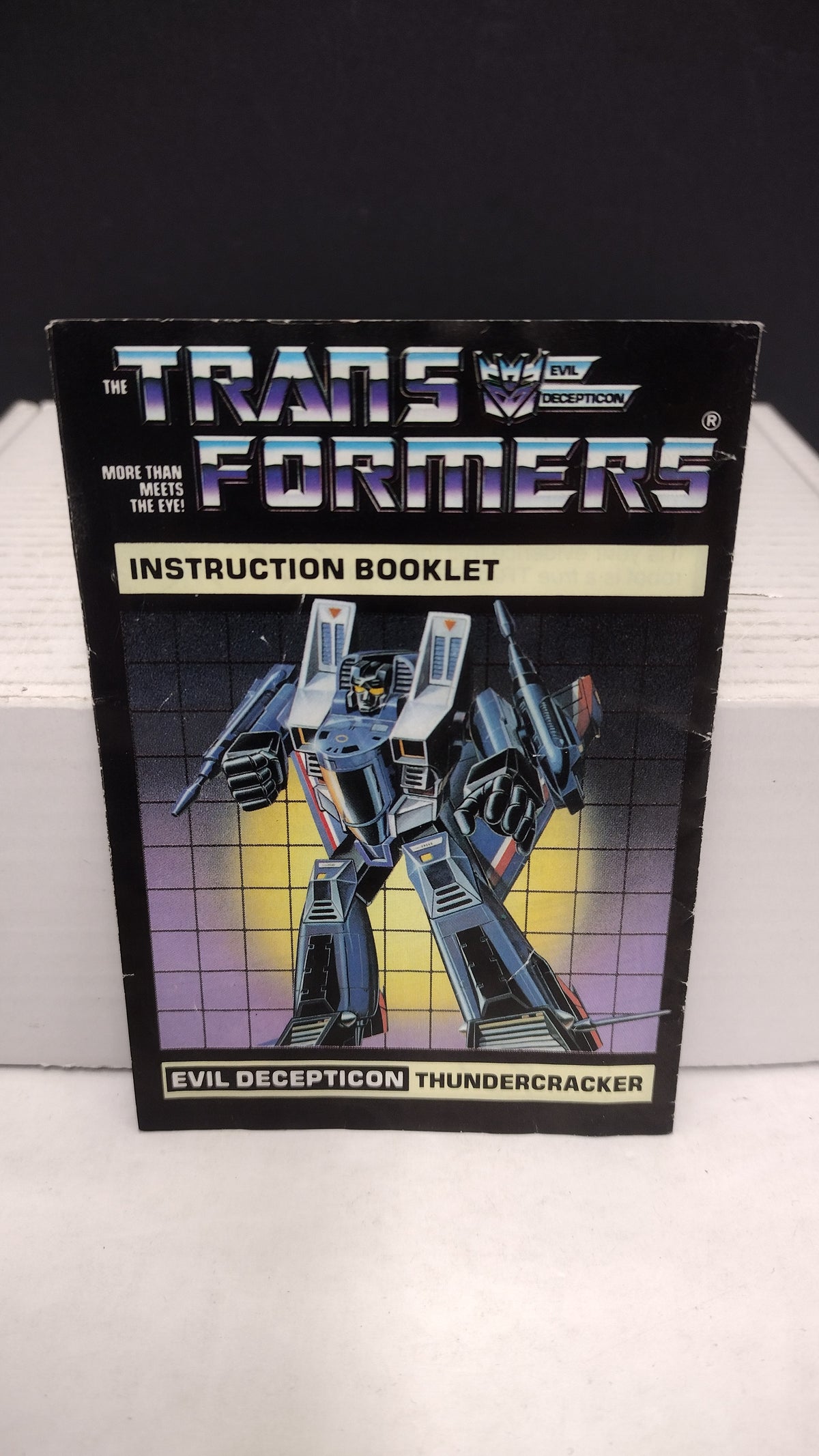 Vintage 1984 Original G1 Transformers Thundercracker Instruction Booklet