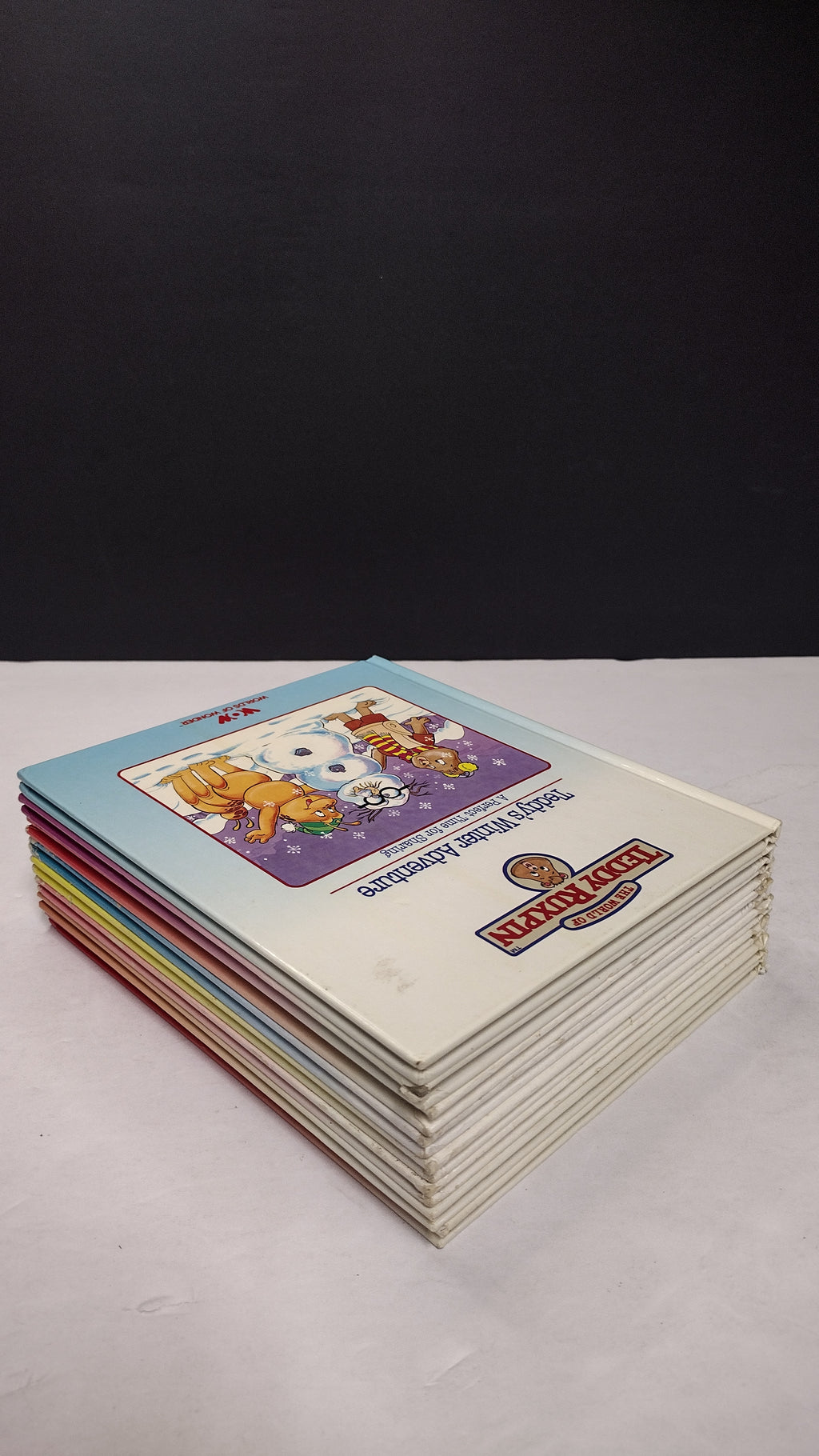 Vintage 1985 Teddy Ruxpin Hardcover 8-Book Storybook Lot (Worlds of Wonder) – Books Only, No Cassettes