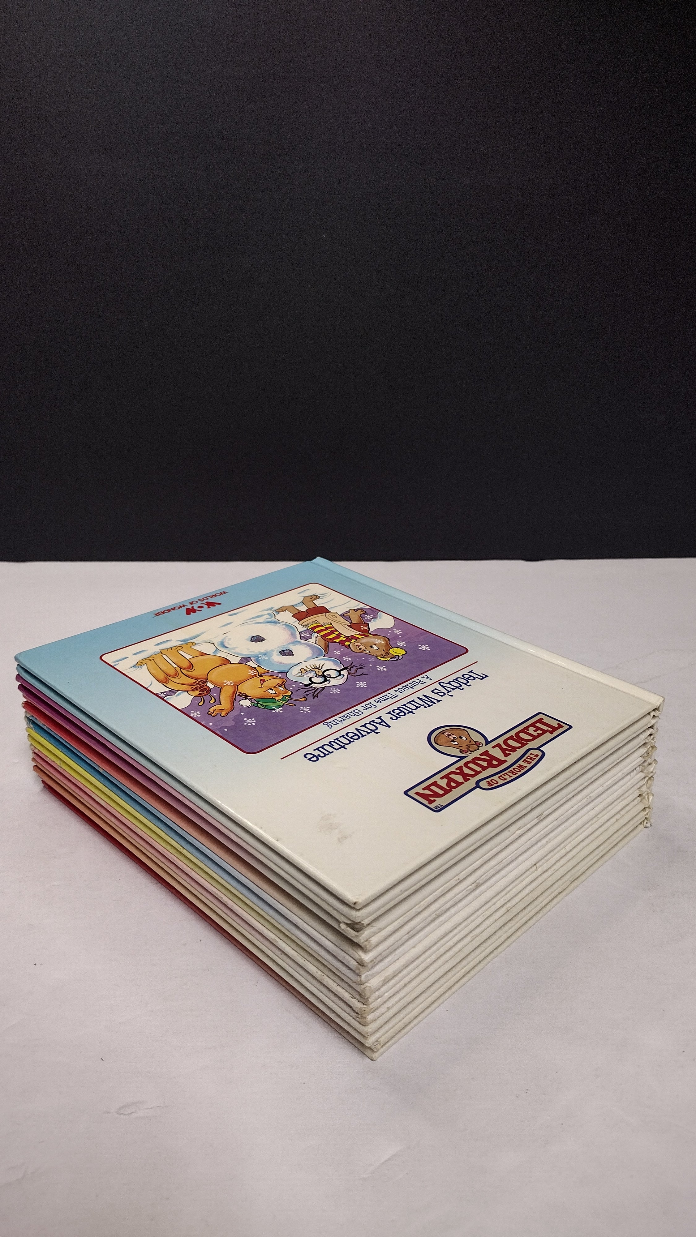 Vintage 1985 Teddy Ruxpin Hardcover 8-Book Storybook Lot (Worlds of Wonder) – Books Only, No Cassettes