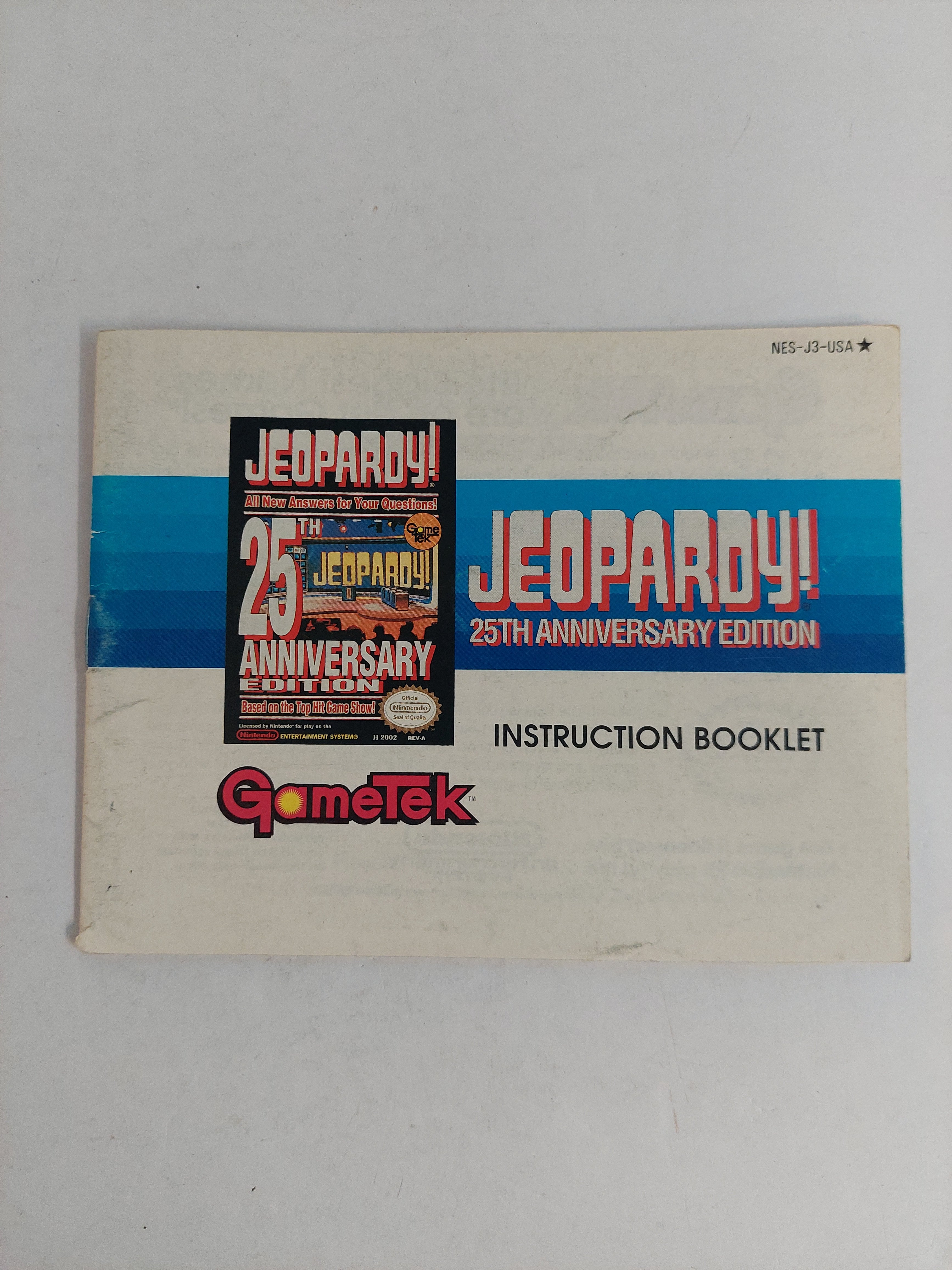 Vintage Nintendo NES Manual Instruction Booklet ONLY No Game